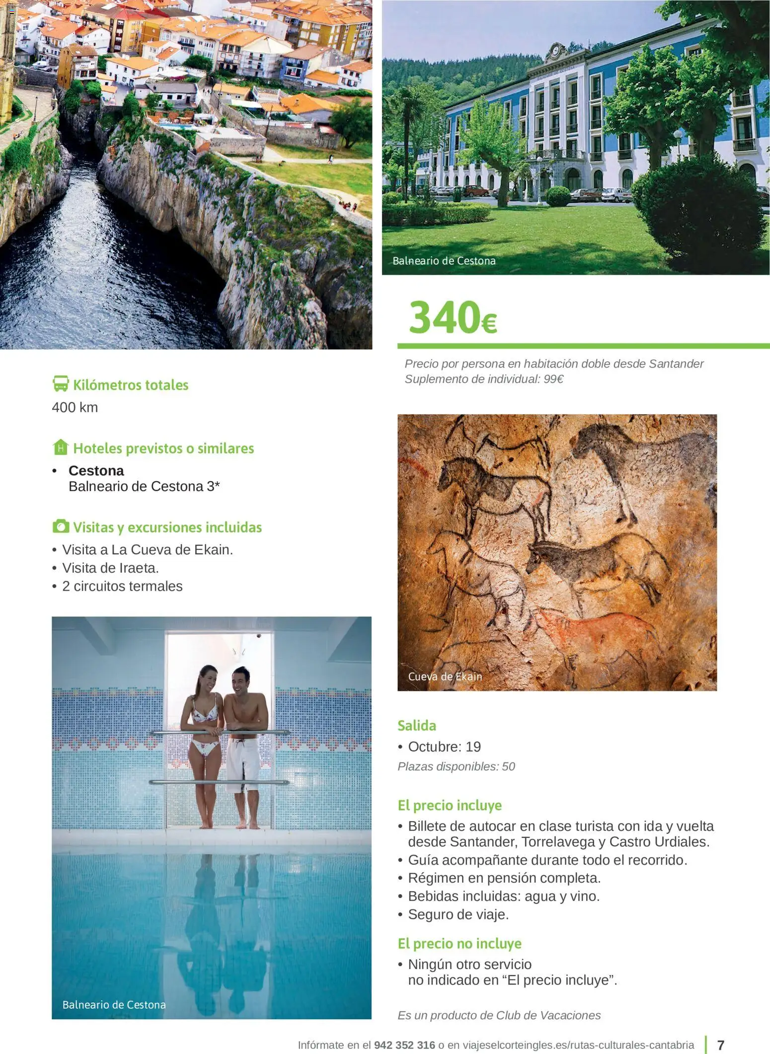 Viajes El Corte Inglés Rutas Culturales Cantabria │ válido desde el 01.05.2026 | Página: 7