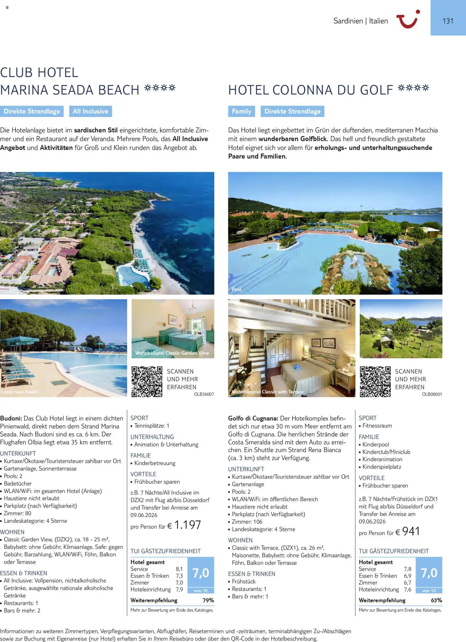TUI Prospekt Südeuropa & Nordafrika 2026/27 – gültig ab 03.03.2026 | Seite: 131 | Produkte: Babybett