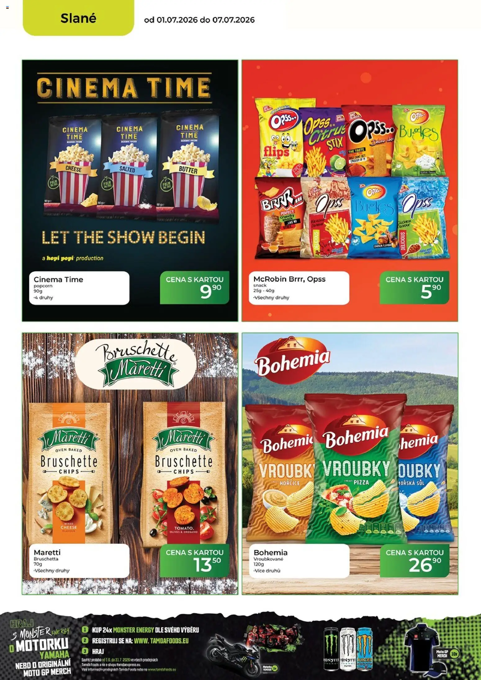 Tamda Foods leták od 01.07.2026 | Strana: 37 | Produkty: Monster, Pizza, Hořčice, Popcorn