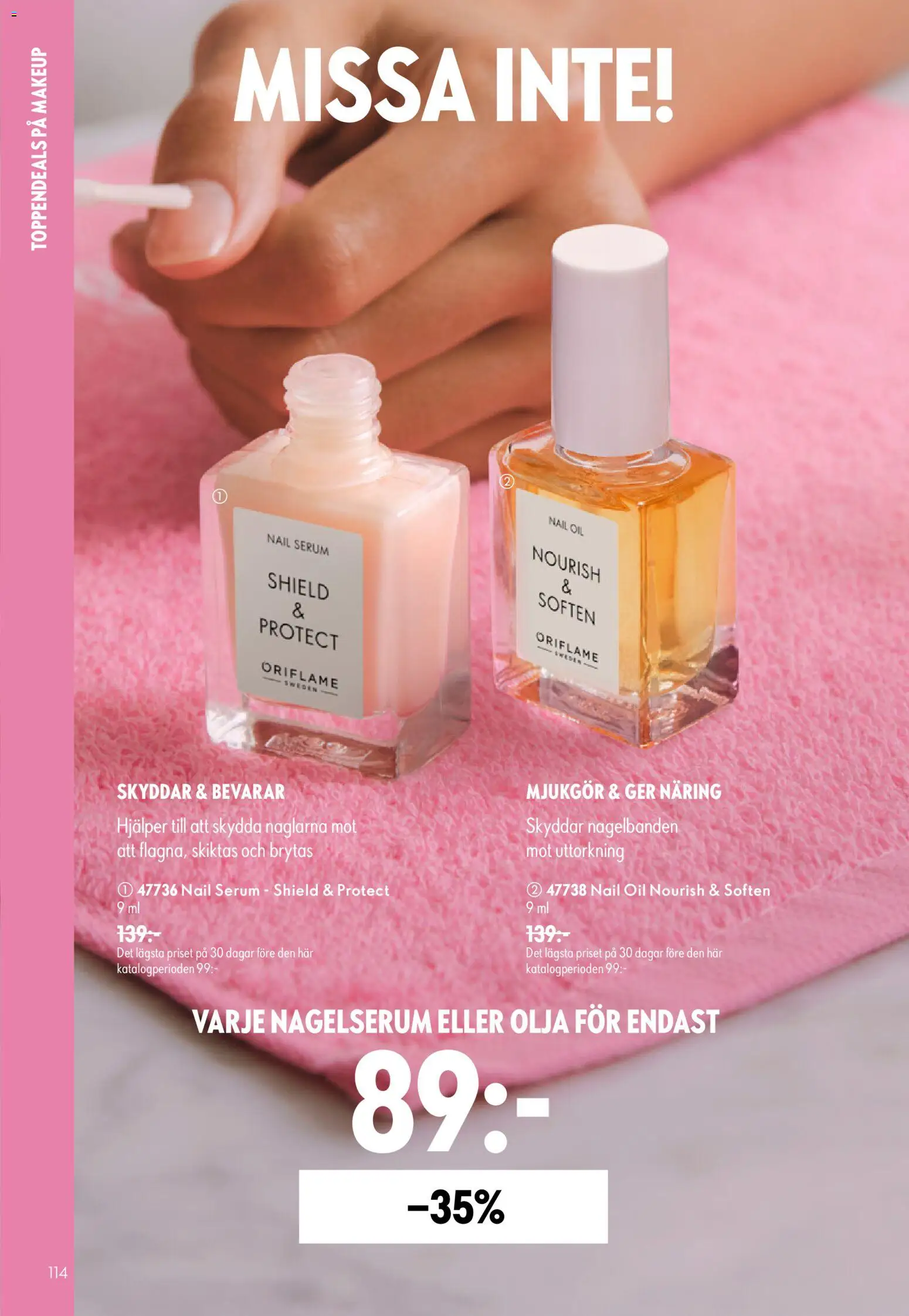 Oriflame reklamblad aktuell från 16/09/2026 | Sida: 114 | Produkter: Olja, Serum