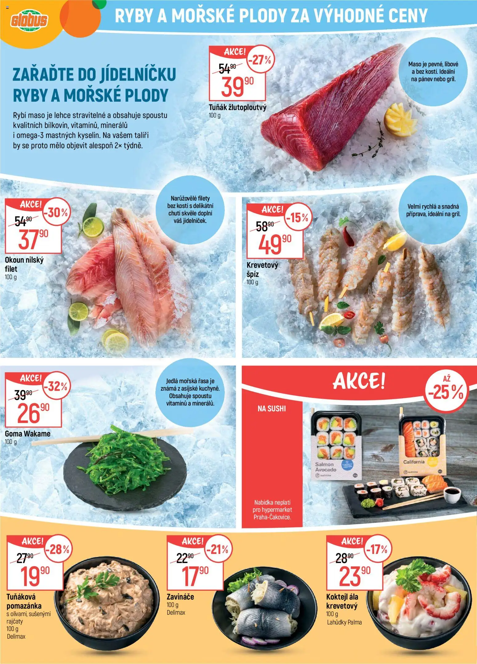 Globus leták od 17.06.2026 | Strana: 11 | Produkty: Špíz, Pánev, Wakame, Filet