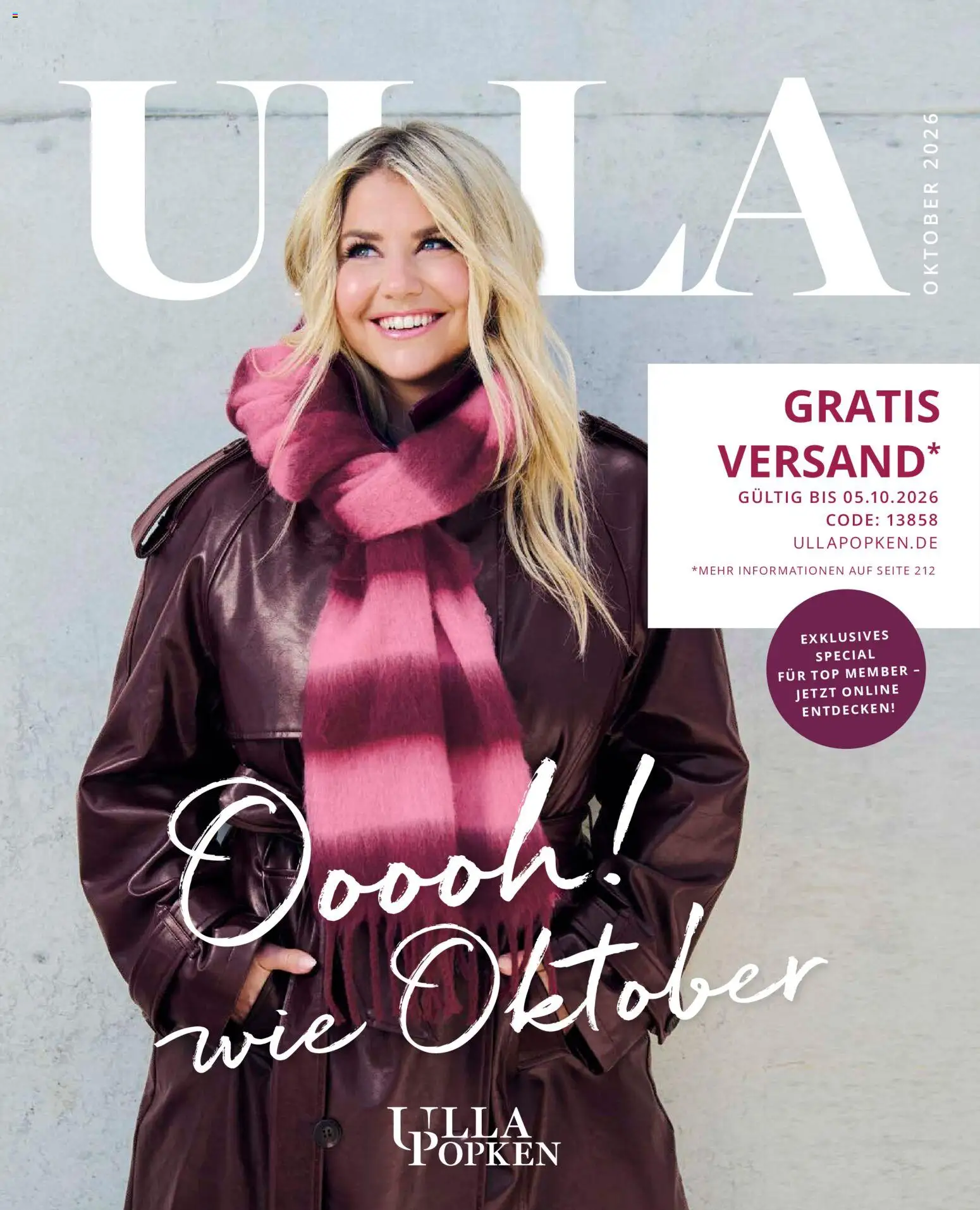 Ulla Popken akciós ujság - amely érvényes a következő dátumtól: 2026.10.01. | Oldal: 1