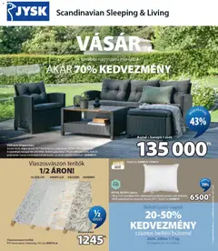 JYSK akciós újság - amely érvényes a következő dátumtól: 2026.07.01.