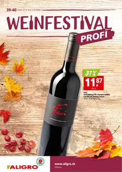 Aligro aktionen Wein Matran ab 21.09.2026 gültig