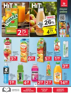 Pogląd oferty "Selgros cash&carry gazetka" - ważna od 18.06.2026 | Strona: 19 | Produkty: Woda kokosowa, Sok jabłkowy, Sok, Woda