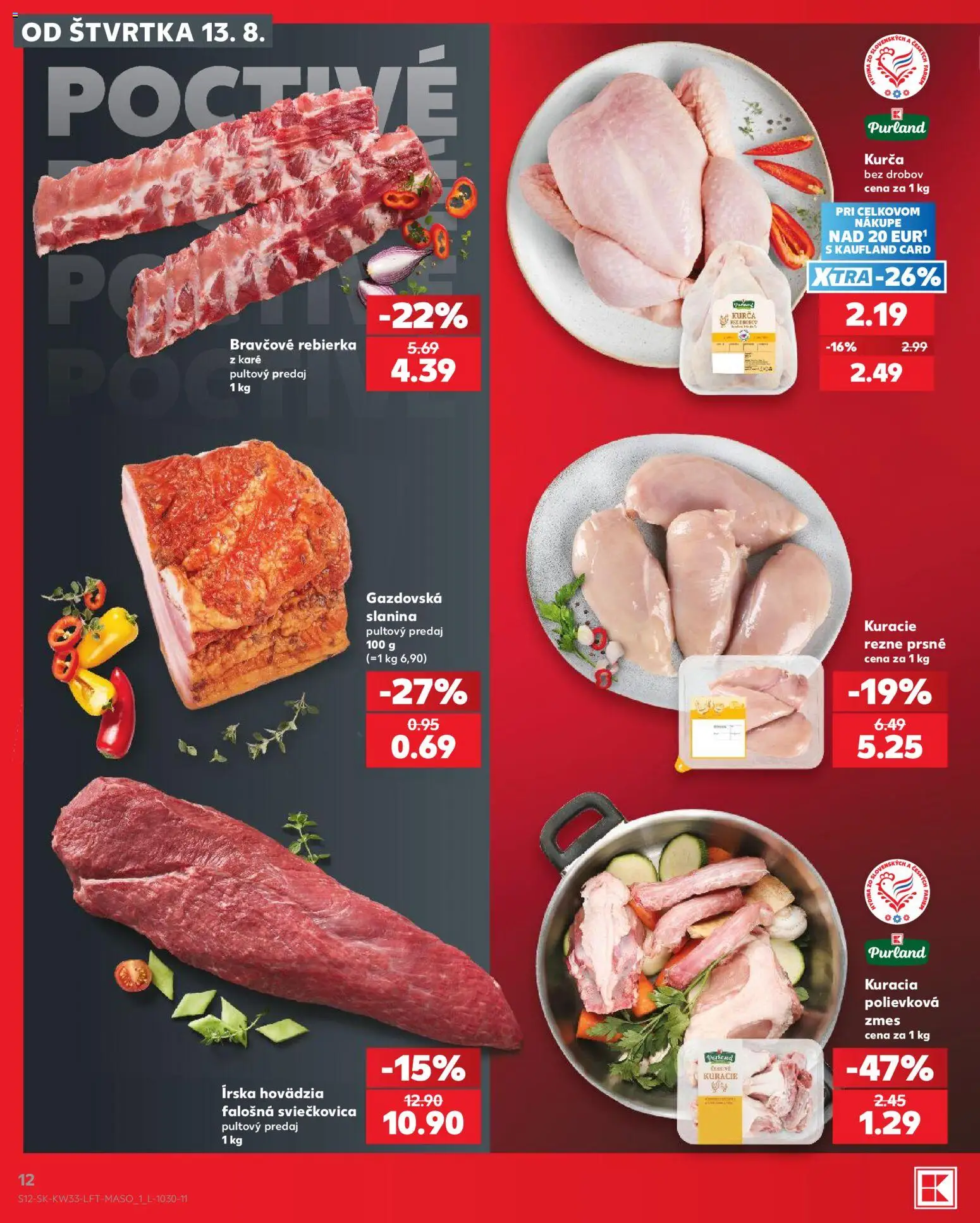 Nové Kaufland akcie – leták je platný od 13.08.2026 | Strana: 12