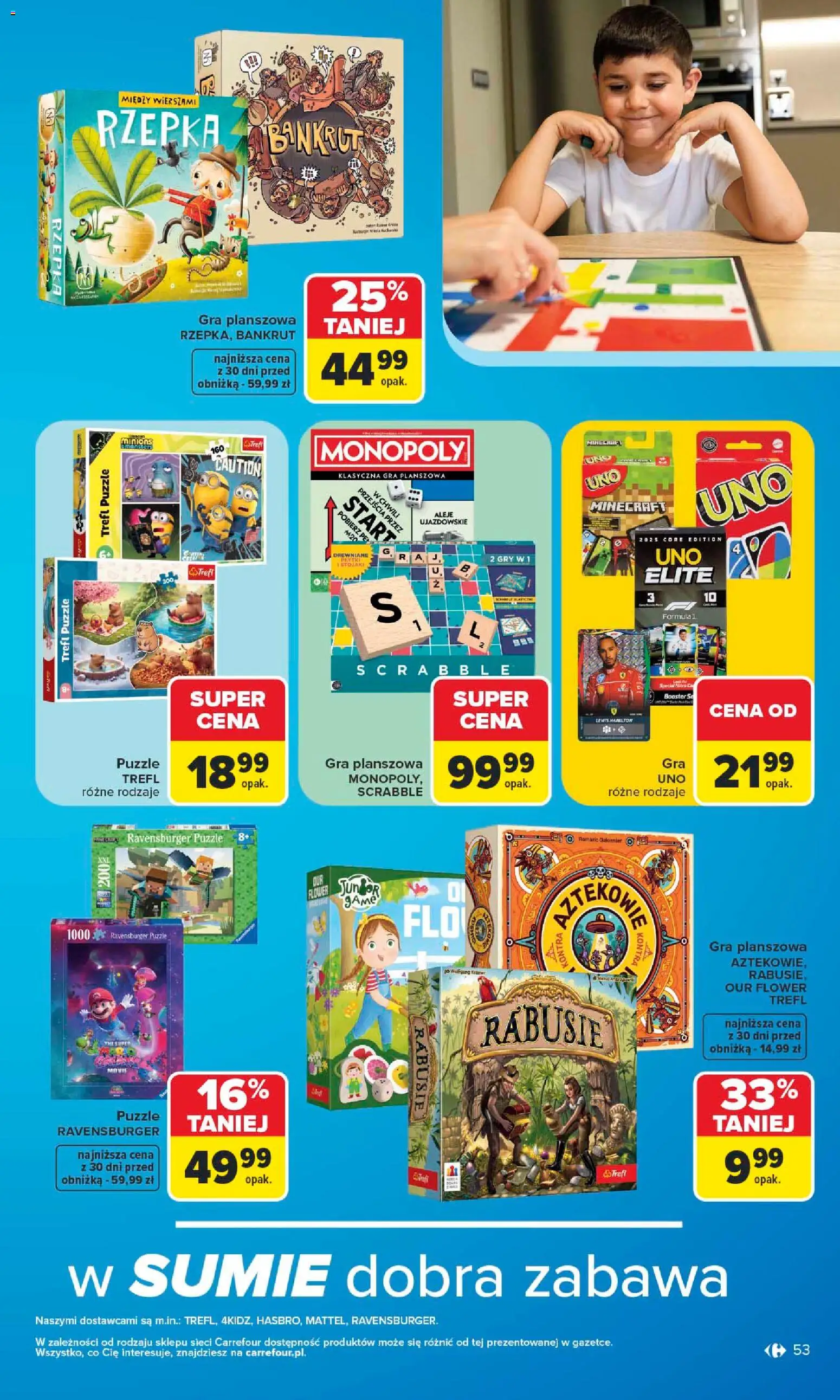 Carrefour gazetka - Szkoła nowy sezon od 27.07.2026 | Strona: 53 | Produkty: Gra, Gry