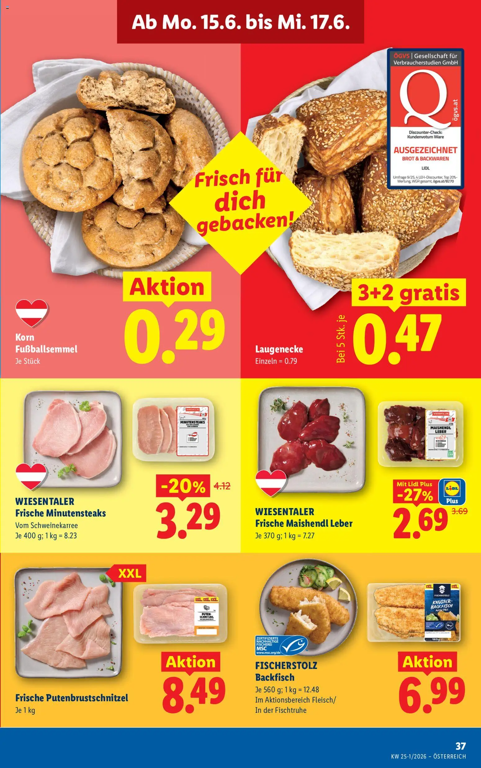 Lidl Flugblatt gültig ab 11.06.2026 | Seite: 44 | Produkte: Brot