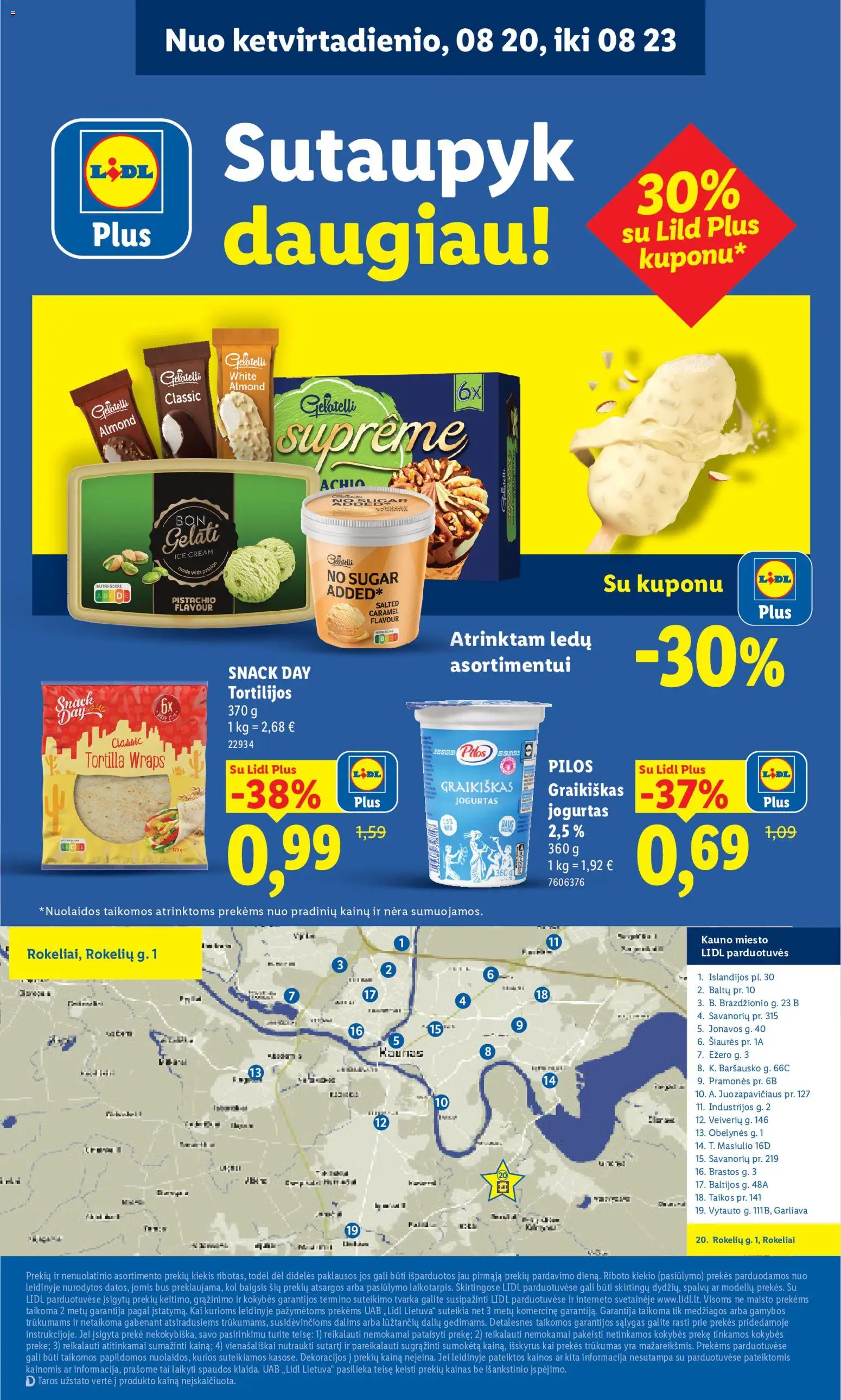 LIDL akcijos nuo 2026.08.17 | Puslapis: 4 | Prekių: Jogurtas