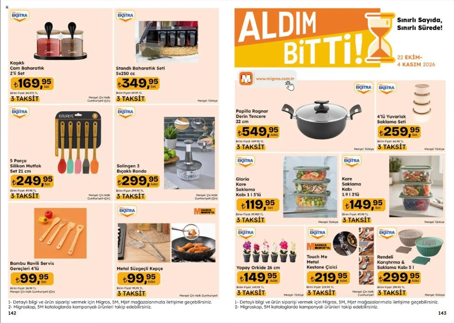 Migros Katalog - Migroskop - 22 Ekim 2026 tarihinden itibaren geçerlidir | Sayfa: 72