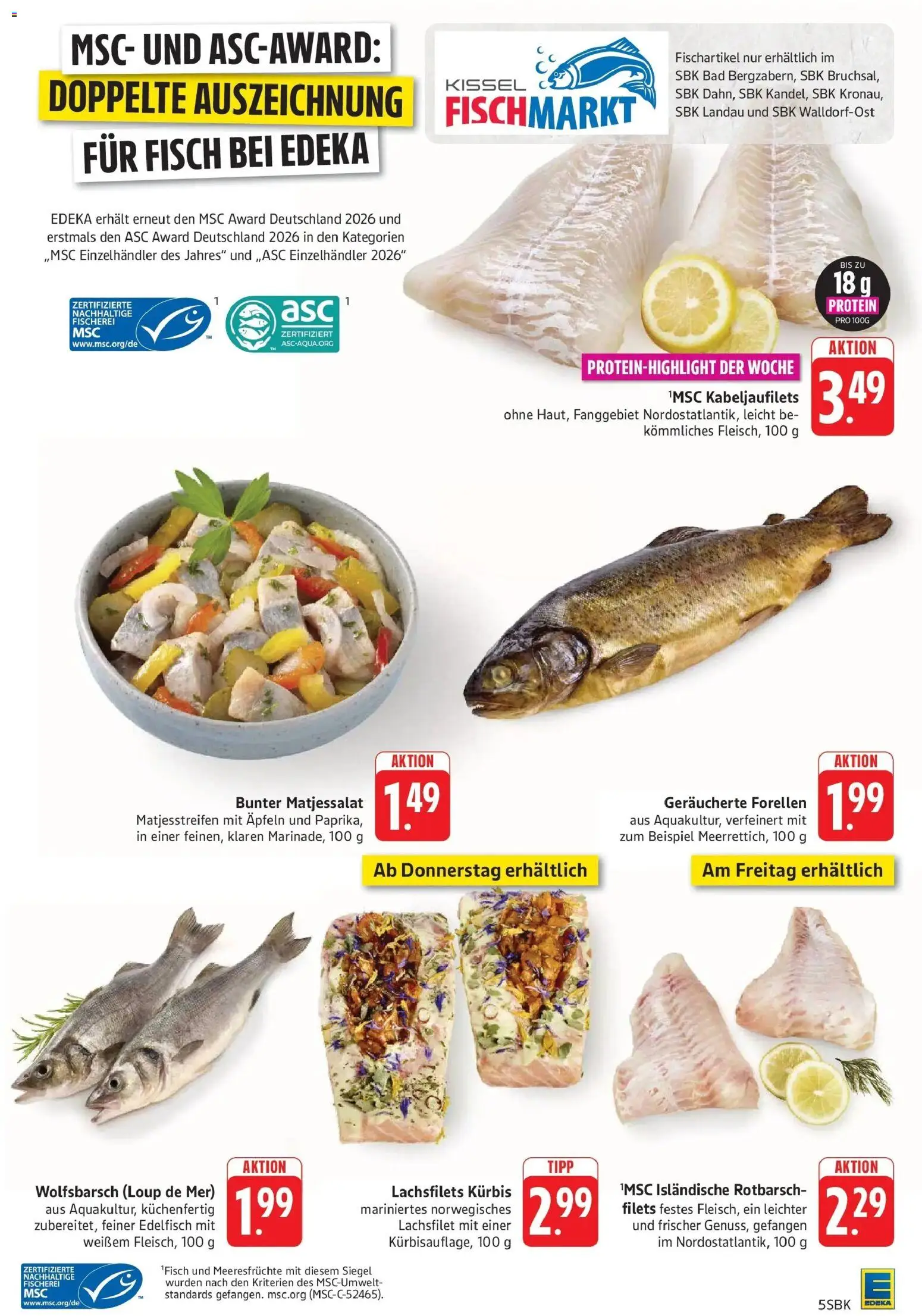 Edeka Prospekt Bad Bergzabern (ab 19.10.2026) » Angebote Online | Seite: 7 | Produkte: Bad, Fisch, Meeresfrüchte, Kürbis