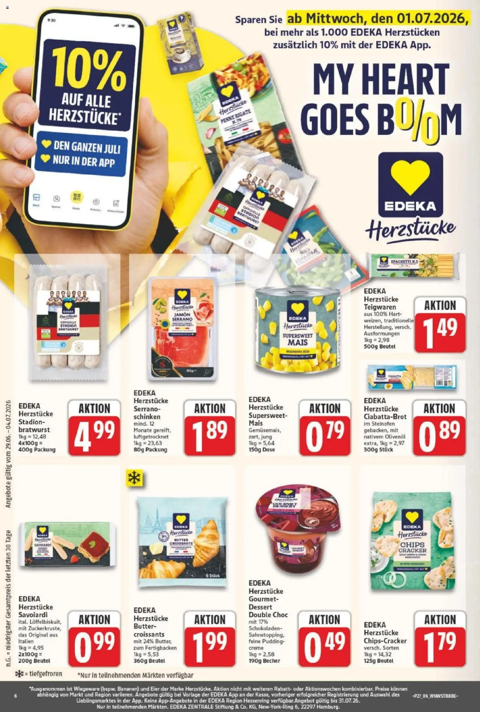 NP Discount Prospekt – gültig ab 29.06.2026 | Seite: 6 | Produkte: Butter, Olivenol, Schinken, Chips