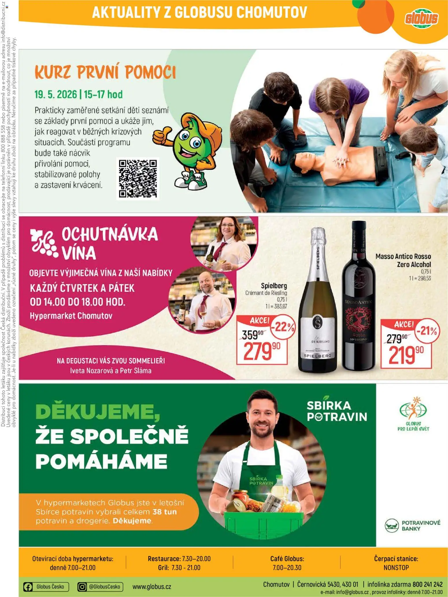Globus leták - Chomutov od 06.05.2026 | Strana: 34 | Produkty: Globus, Gril, Riesling