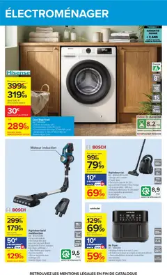 Carrefour - Prévisualisation de Carrefour catalogue valide à partir de 12.05.2026 | Page: 89 | Produits: Lave linge, Aspirateur, Air fryer, Batterie