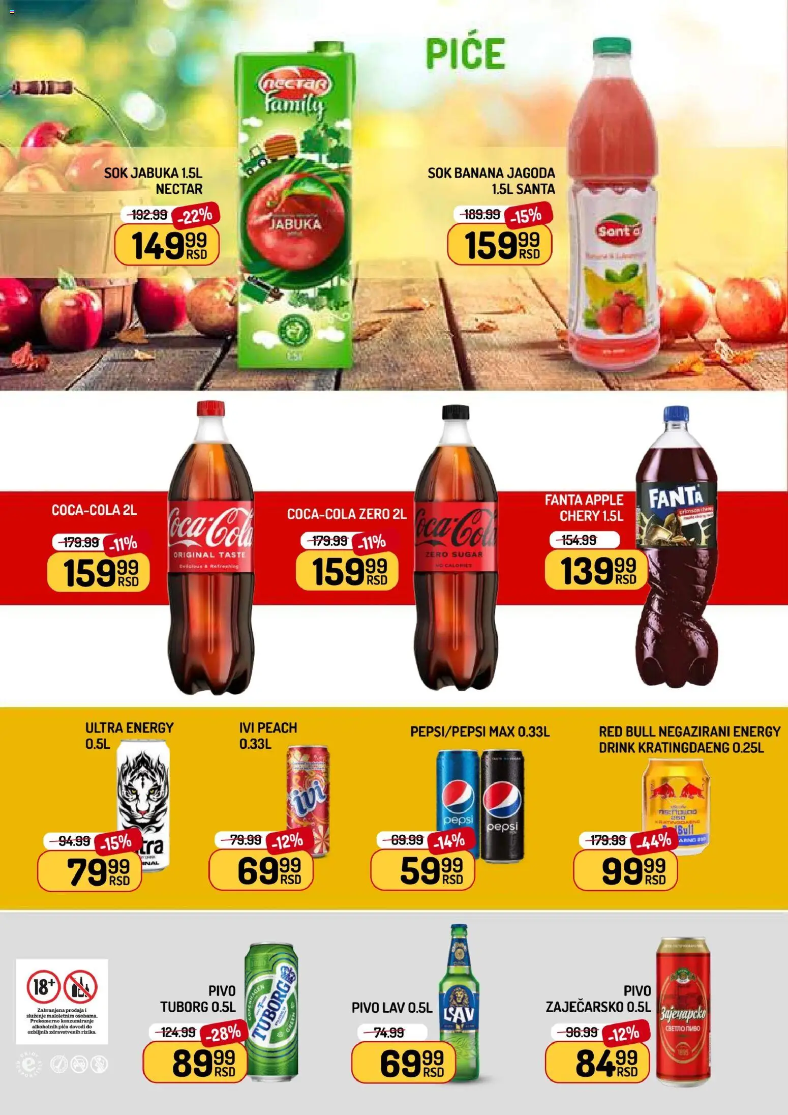 Aman katalog - važi od 15.05.2026 | Strana: 8 | Proizvode: Jagoda, Red Bull, Pivo, Pepsi