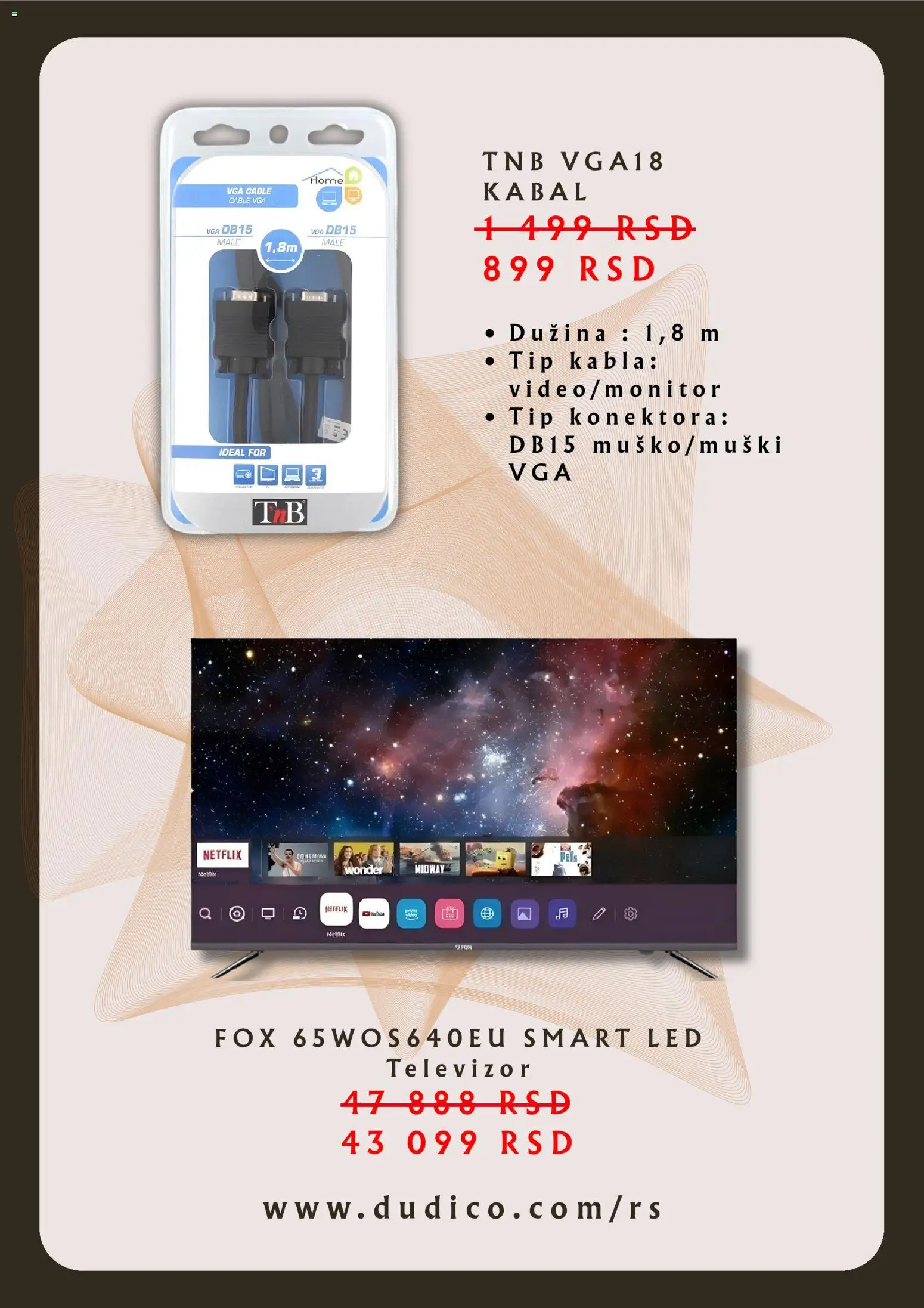 Dudi co. katalog - važi od 14.09.2026 | Strana: 3 | Proizvode: Led, Televizor, LED televizor