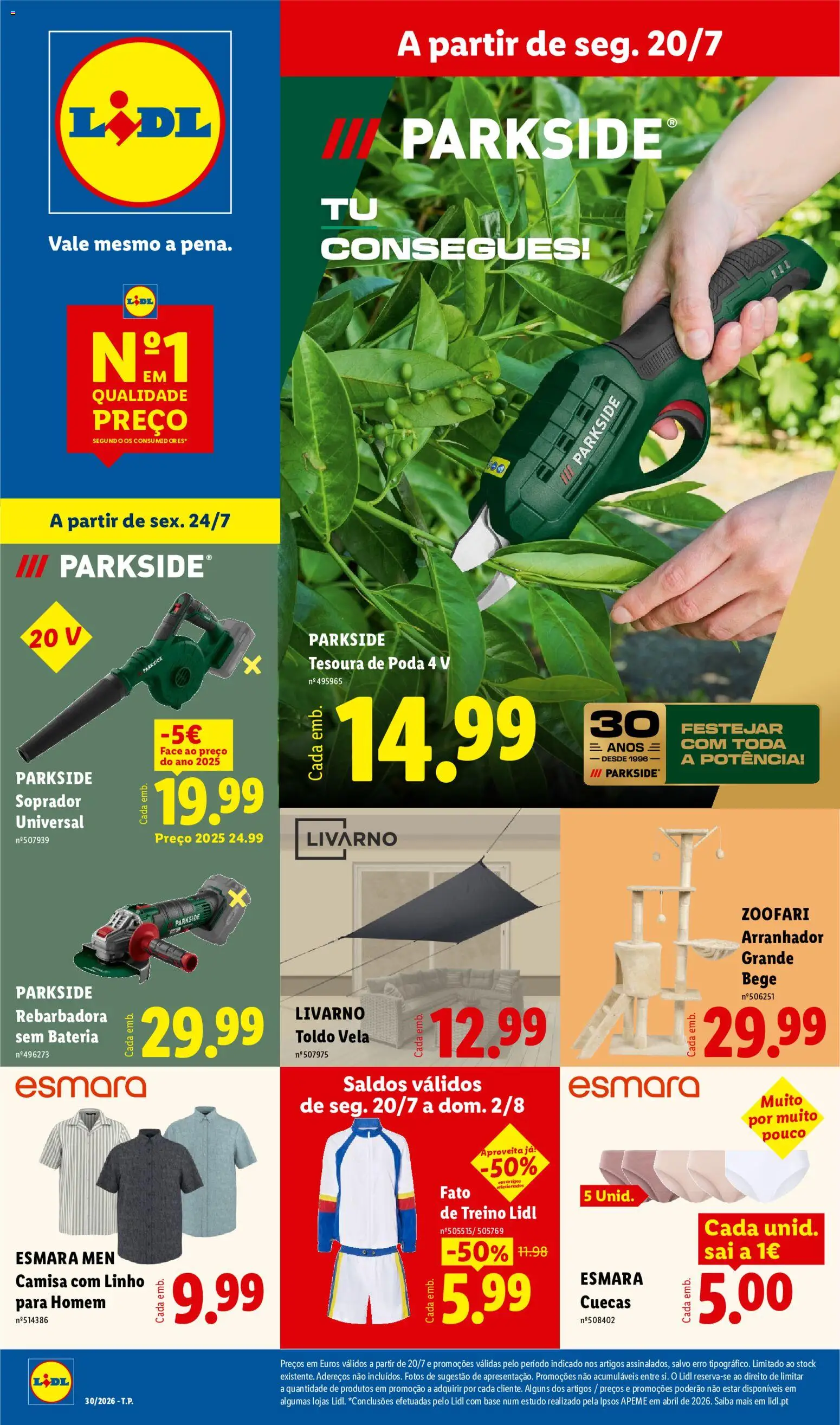 Lidl Novidades » de 20/07/2026 catalogue cover