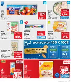 CLARUM Listovi za pite i savijače, 500 g - Pregled kataloga iz trgovine Kaufland, vrijedi od 24.06.2026 | Stranica: 13 | Proizvodi: Riblji štapići, Pizza, Losos, Štapići