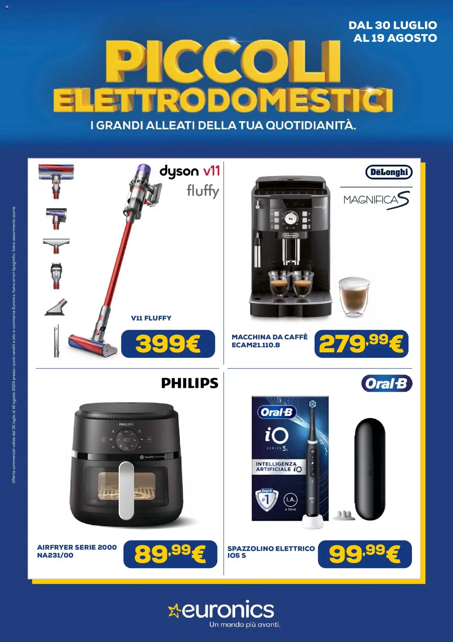 Volantino Euronics del 30/07/2026 | Pagina: 1