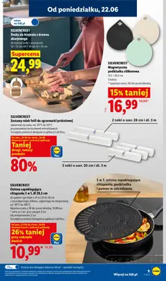 Pogląd oferty "Lidl Katalog" - ważna od 22.06.2026 | Strona: 11 | Produkty: Rolki, Deska do krojenia