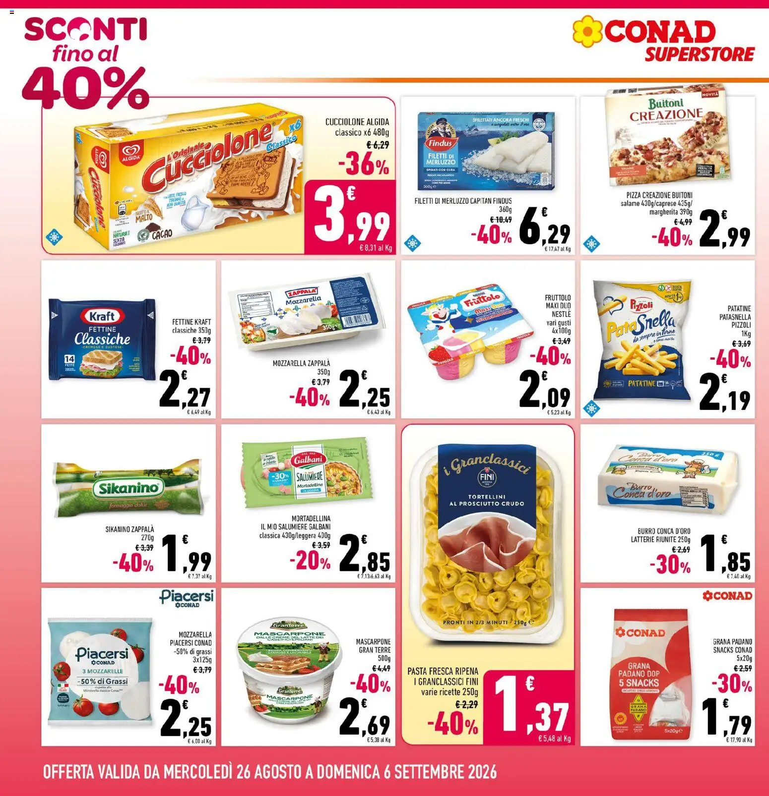 Volantino Conad del 26/08/2026 | Pagina: 2