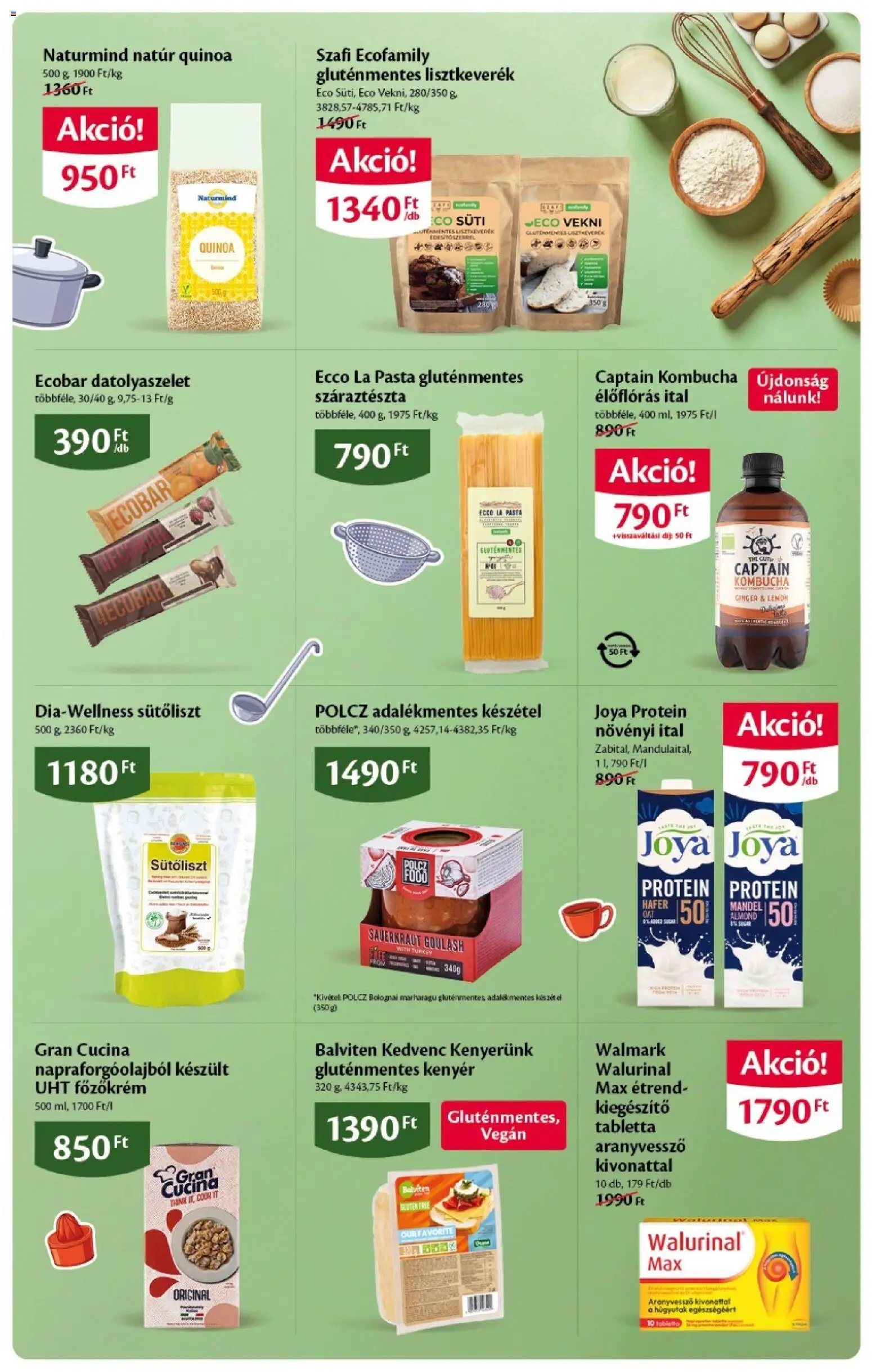 EcoFamily akciós ujság - amely érvényes a következő dátumtól: 2026.07.09. | Oldal: 3 | Termékek: Kenyér, Gluténmentes, Vegán, Száraztészta