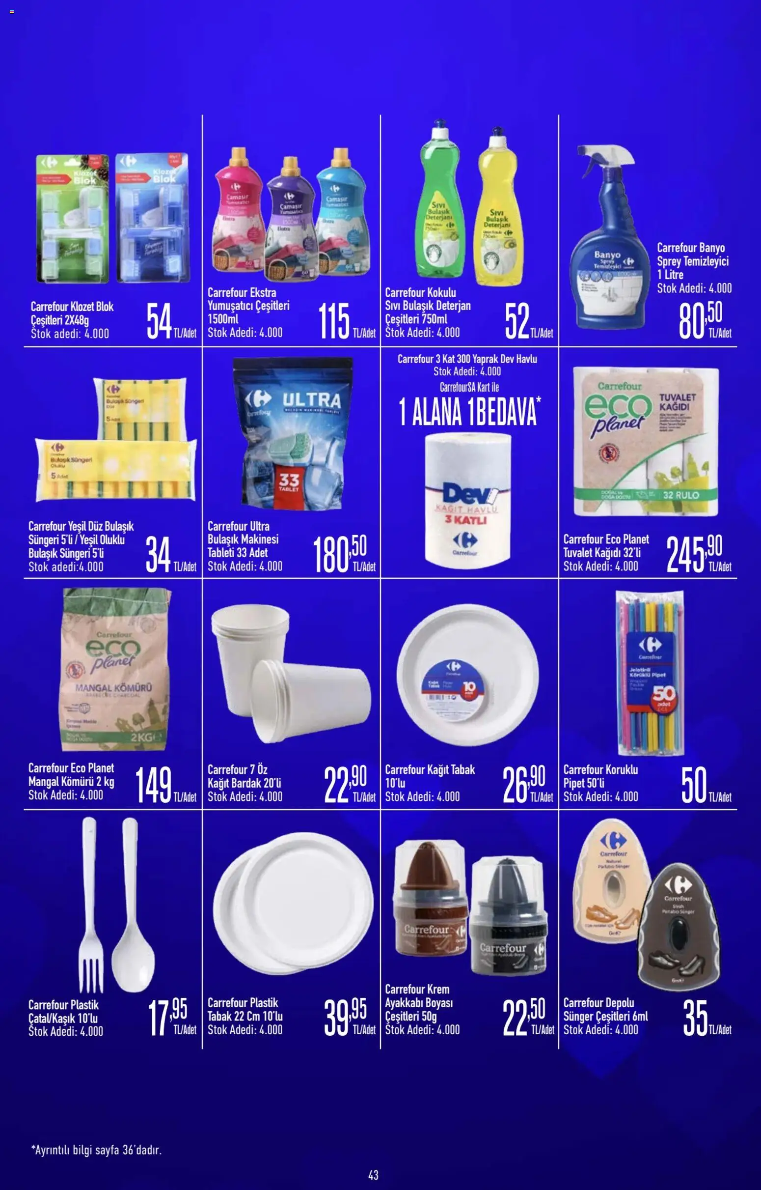 CarrefourSA Katalog - 11.06.2026 tarihinden itibaren geçerlidir | Sayfa: 44 | Ürünler: Krem, Yumuşatıcı, Zselatin, Tuvalet kağıdı