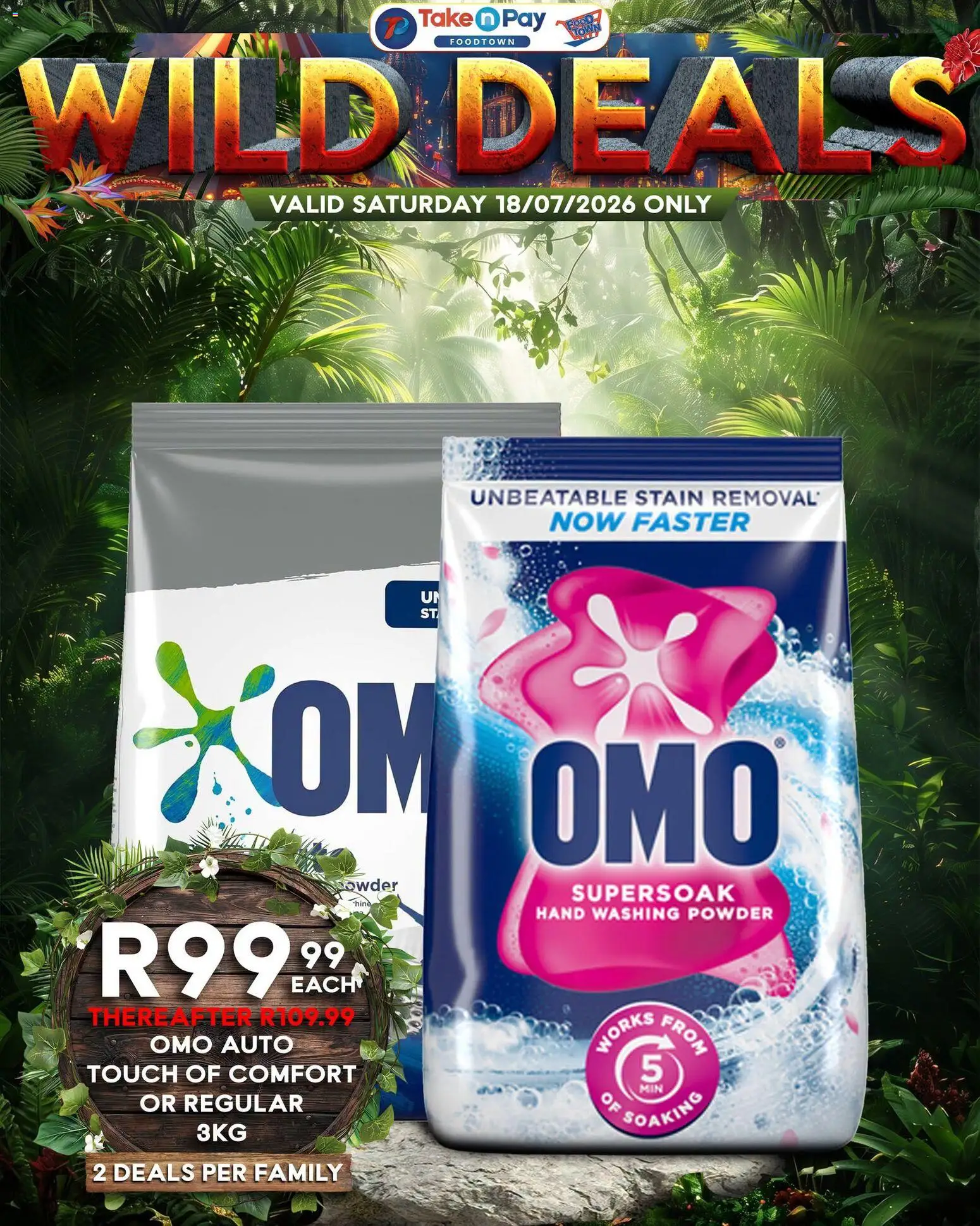 New Take n Pay catalogue – valid from 18/07/2026 | Page: 7 | Products: Powder, Washing powder