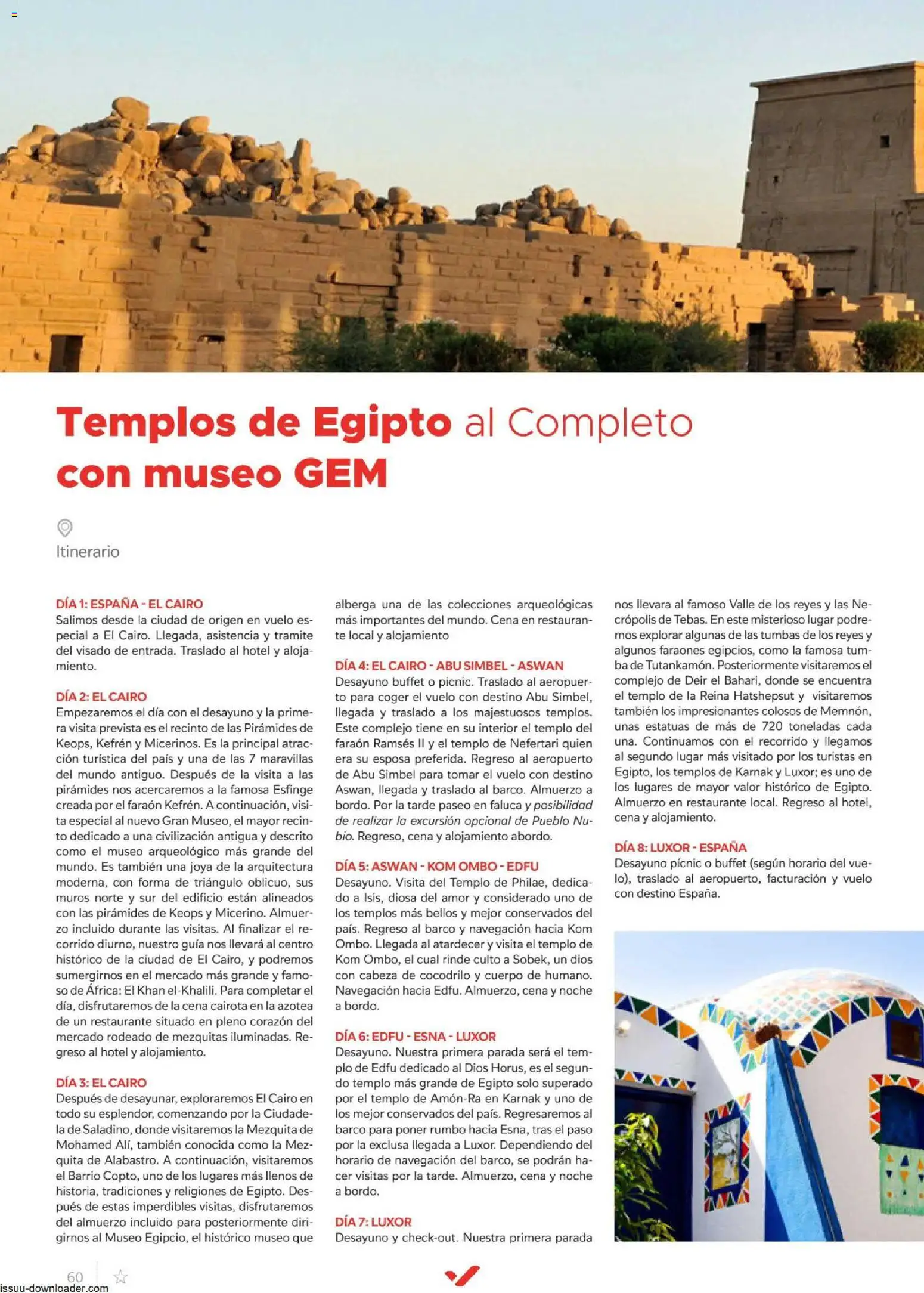 Halcón Viajes Egípto │ válido desde el 06/07/2026 | Página: 60 | Productos: Té, Navegación