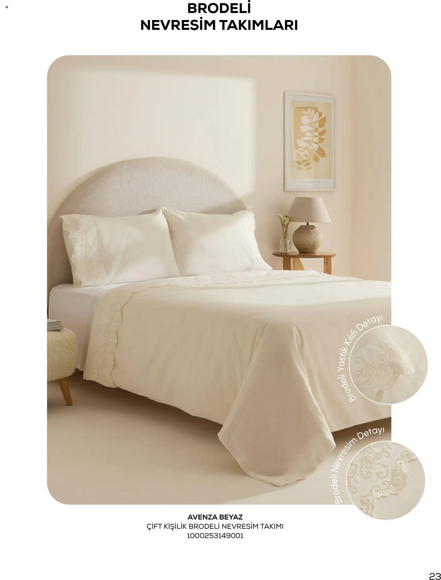 Karaca Home - Katalog Sezonsuz Karaca Home Şıklığı - İlkbahar / Yaz 2026 - 01 Mart 2026 tarihinden itibaren geçerlidir | Sayfa: 23 | Ürünler: Yastık, Nevresim, Yastık kılıfı, Nevresim takımları