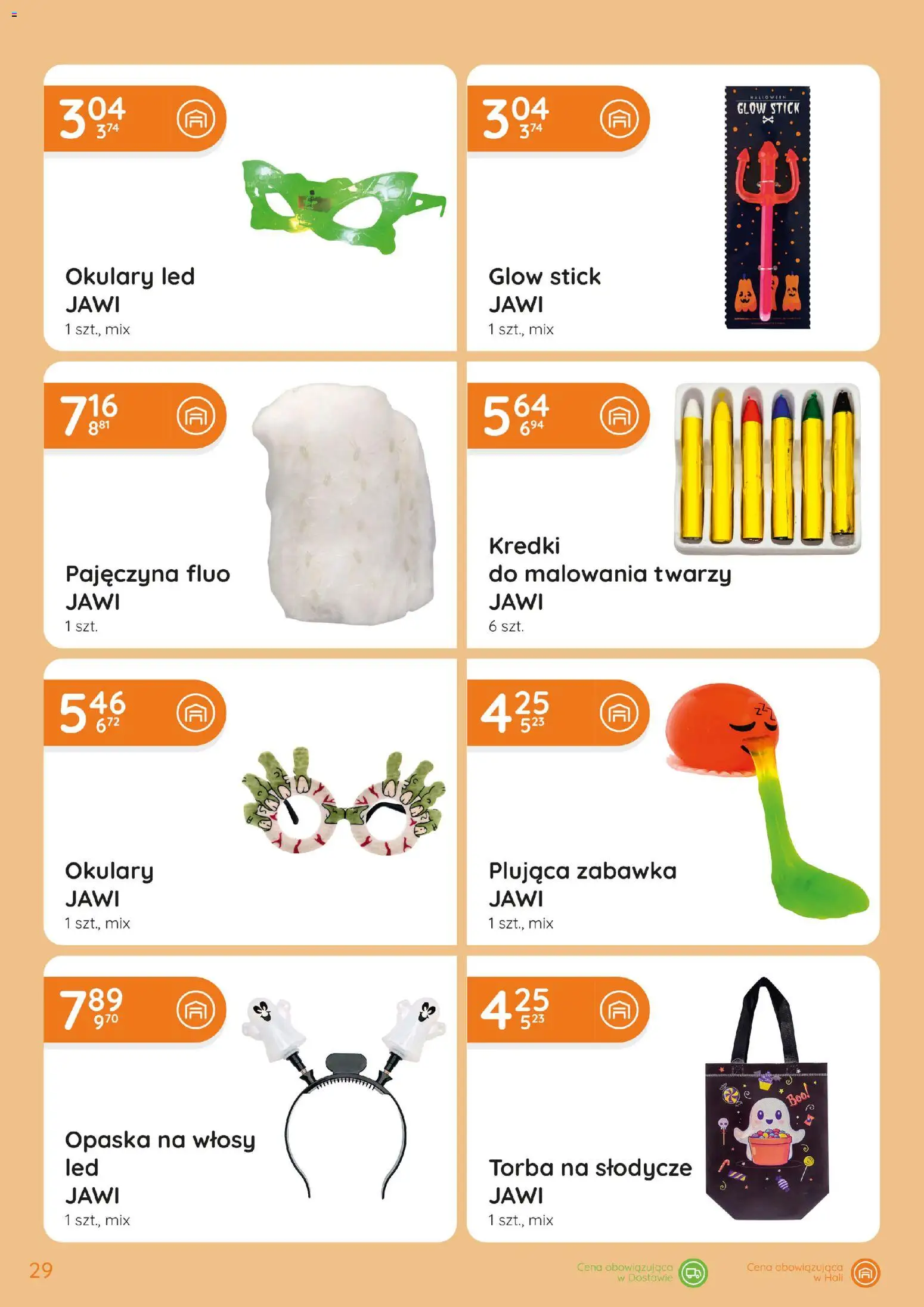 Eurocash gazetka - Katalog Chemiczny od 01.10.2026 | Strona: 29 | Produkty: Słodycze, Okulary, Torba, Kredki