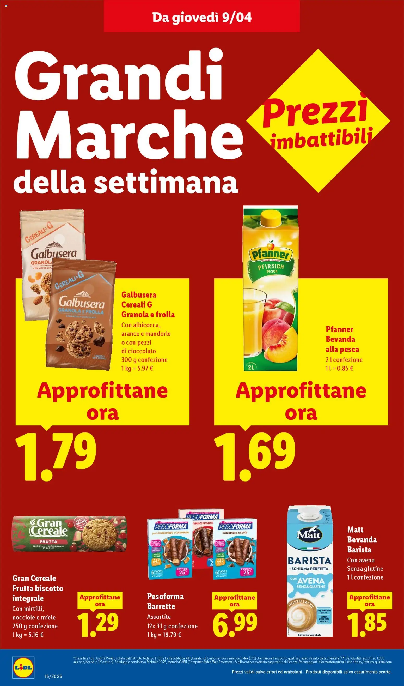 Volantino Lidl del 09.04.2026 | Pagina: 48 | Prodotti: Mele, Arance, Mandorle, Computer