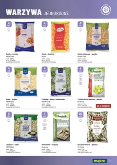 Pogląd oferty "Makro gazetka - Mrożonki" - ważna od 01.05.2026 | Strona: 9 | Produkty: Czosnek, Dynia, Cukinia, Warzywa
