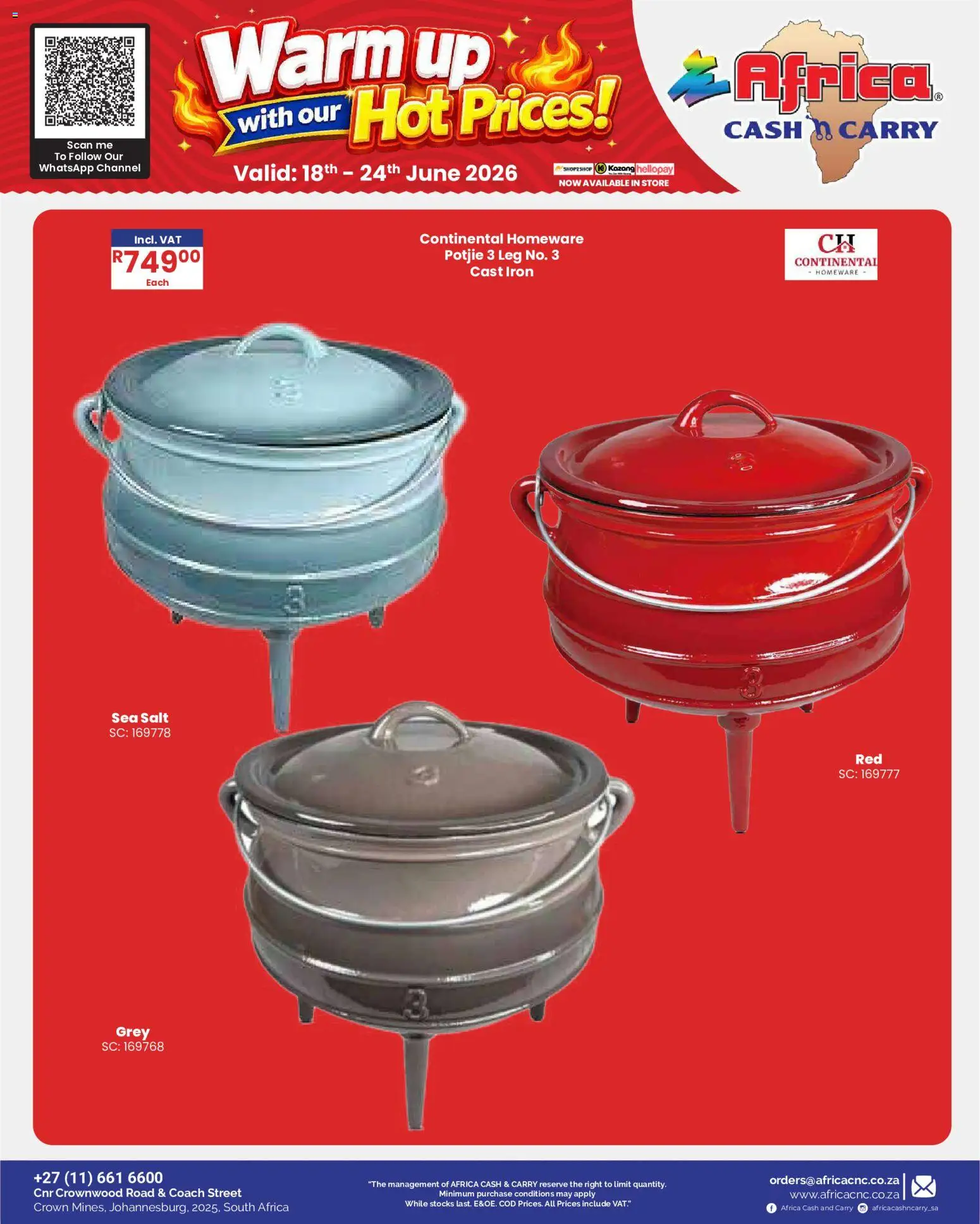 New Africa Cash & Carry catalogue – valid from 18.06.2026 | Page: 44