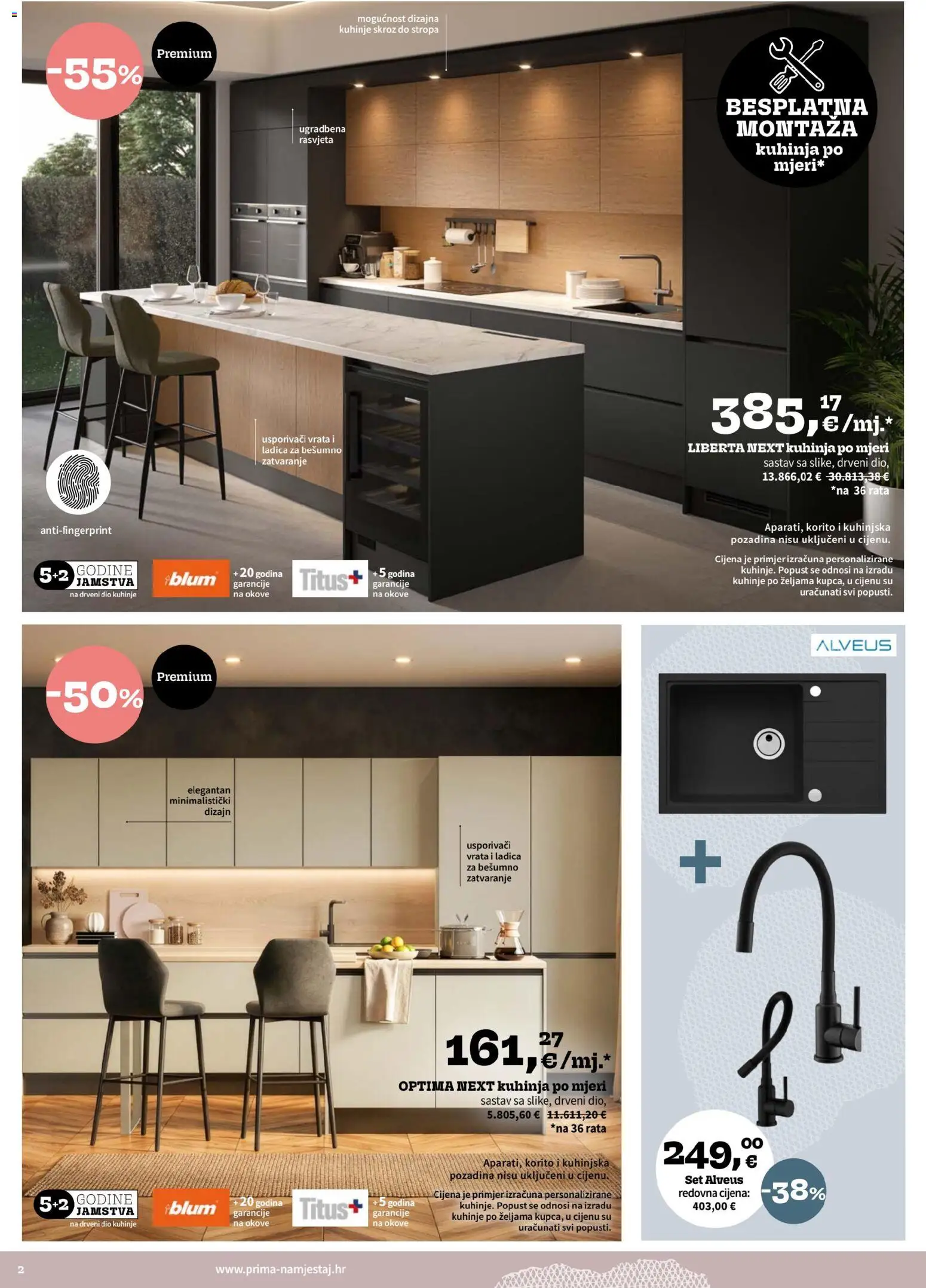 Prima katalog | vrijedi od 01.10.2026 | Stranica: 2 | Proizvodi: Vrata, Rasvjeta, Kuhinja