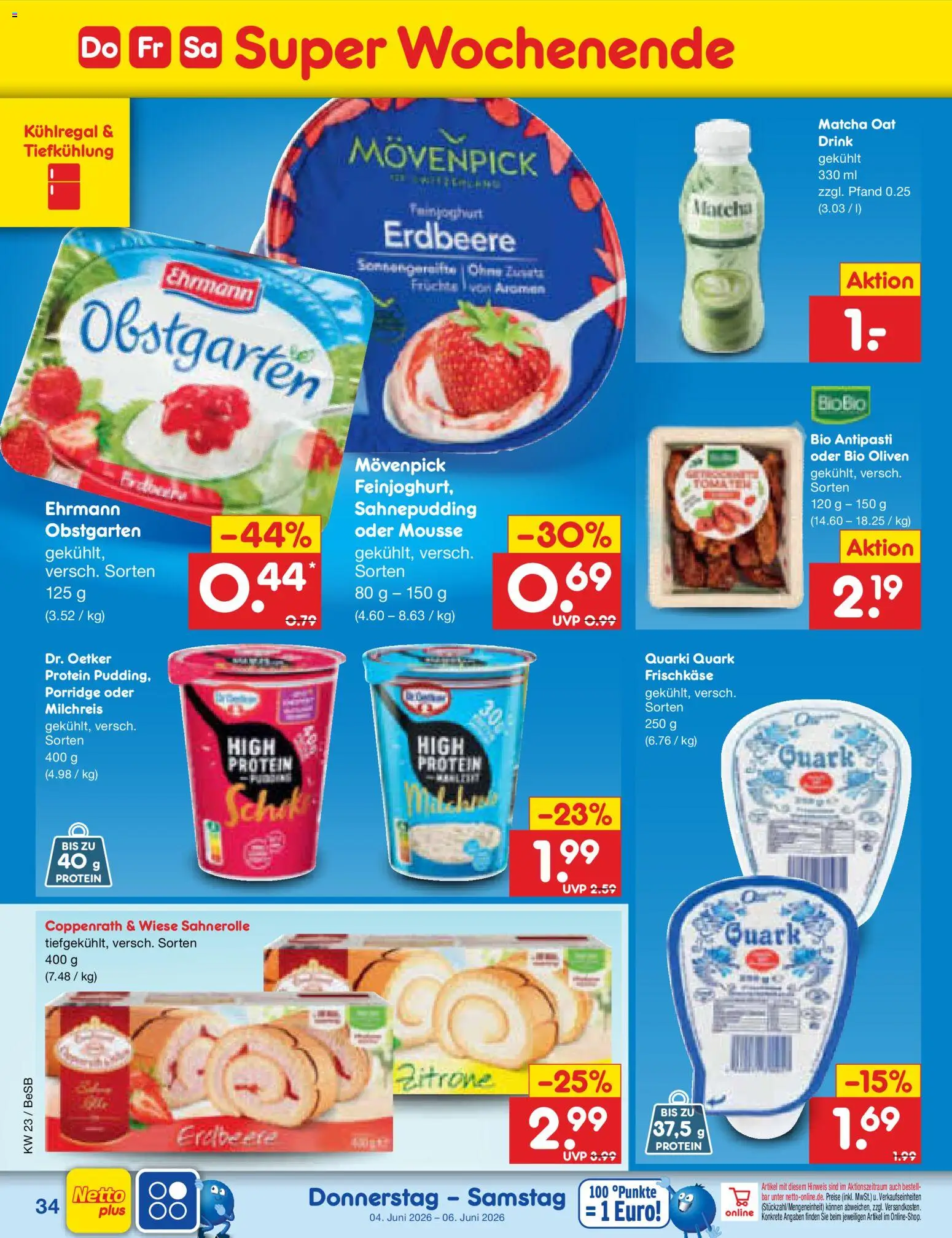 Netto Marken-Discount Prospekt – gültig ab 01.06.2026 | Seite: 48 | Produkte: Quark, Zitrone, Frischkase