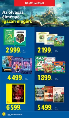 Lidl akciós újság - amely érvényes a következő dátumtól: 2026.09.03. | Oldal: 46 | Termékek: Zöldségek, Minecraft, Axe, Alma