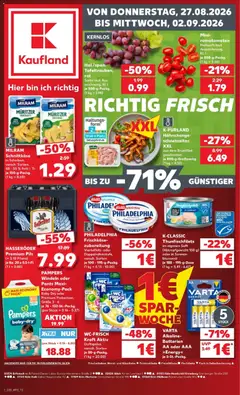 Kaufland Prospekt Köln ab 27.08.2026 gültig