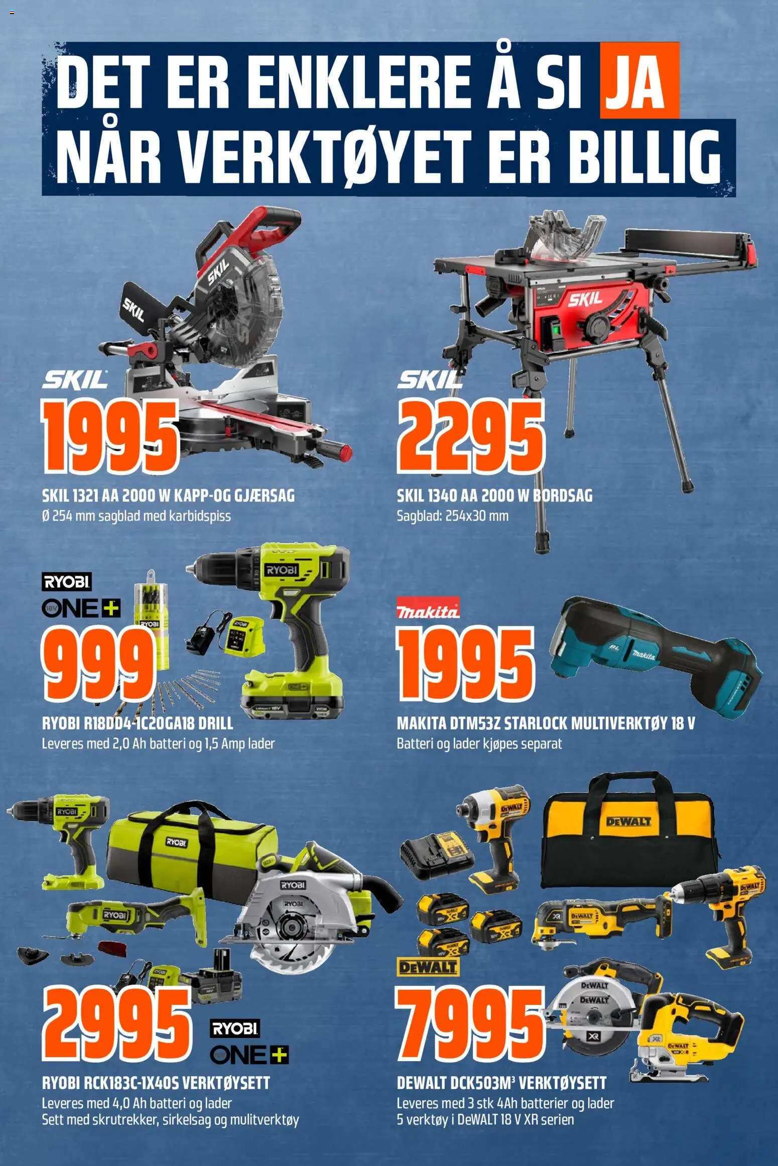 {H1} | Side: 20 | Produkter: Drill, Сантехнічне кріплення, Суміш дитяча, Batteri