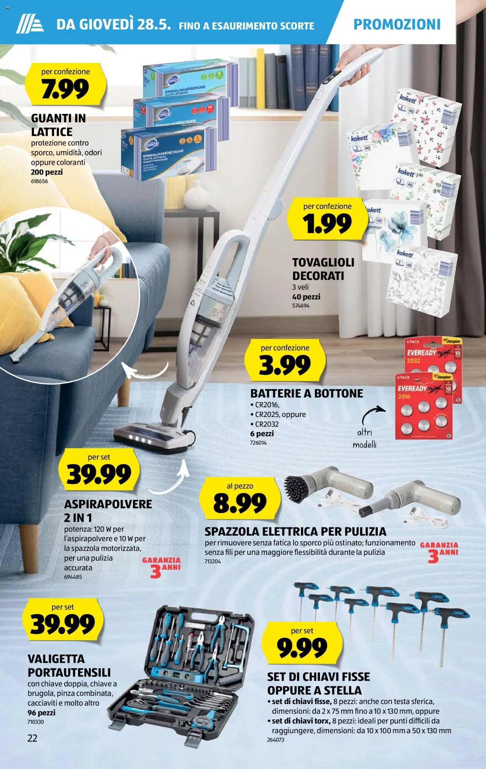 Aldi aktionen IT – gültig ab 28.05.2026 | Seite: 22 | Produkte: Batterie