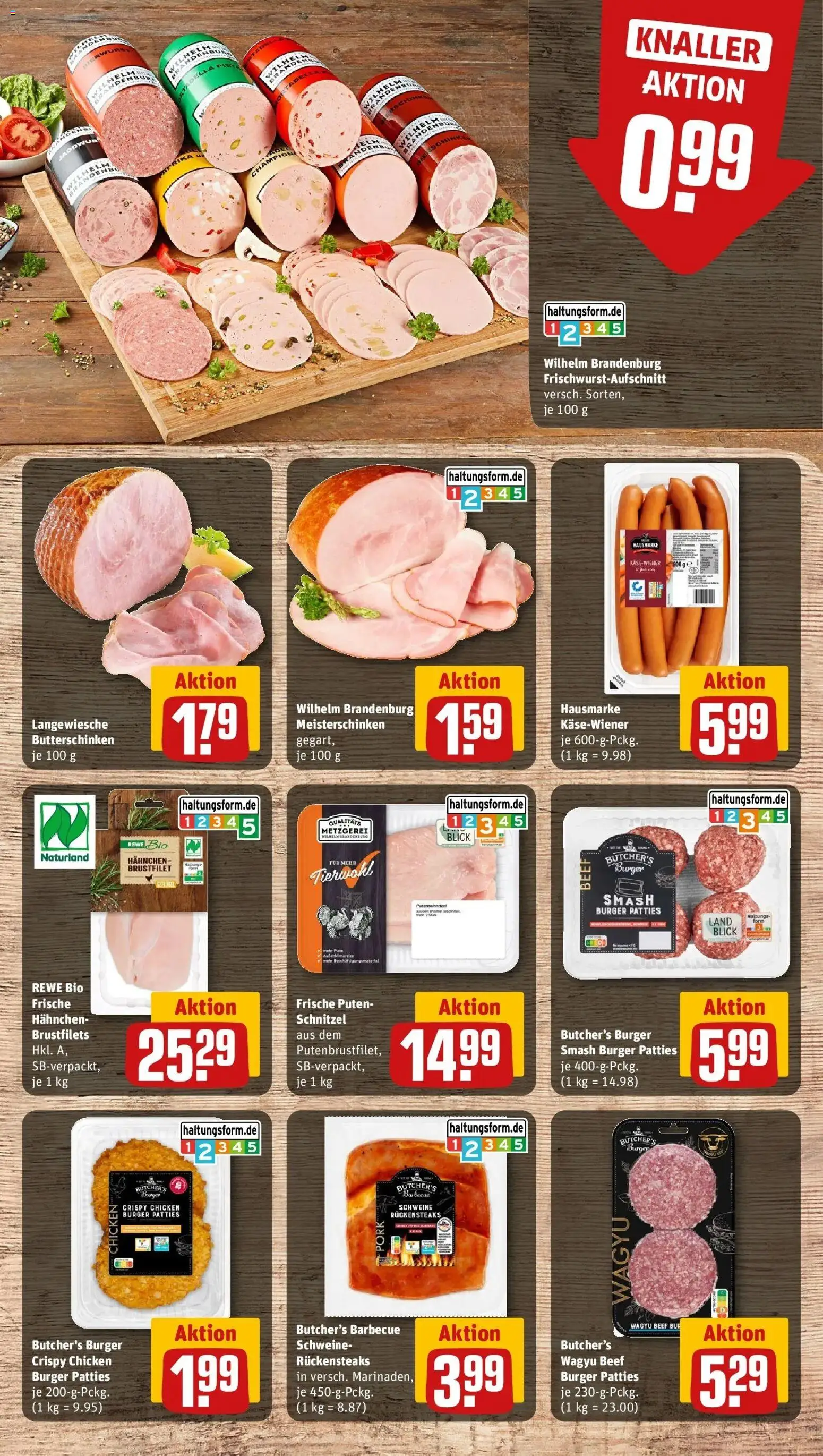 REWE Prospekt ab 03.08.2026 zum Blättern » Angebote | Seite: 8 | Produkte: Hahnchen, Käse, Burger, Schnitzel
