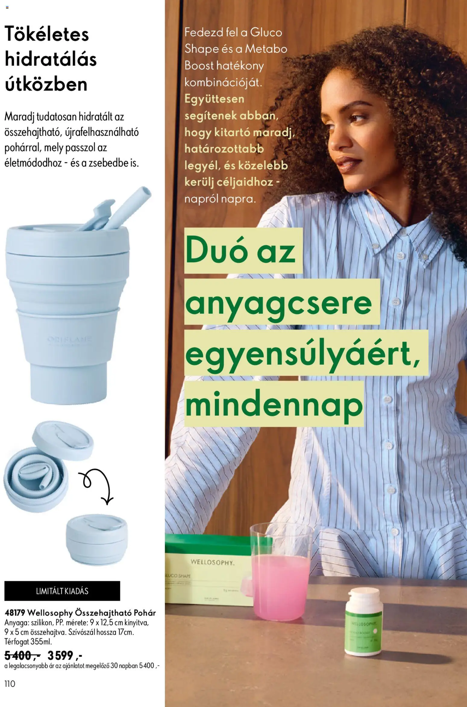Oriflame akciós ujság - amely érvényes a következő dátumtól: 2026.07.08. | Oldal: 110 | Termékek: Pohár