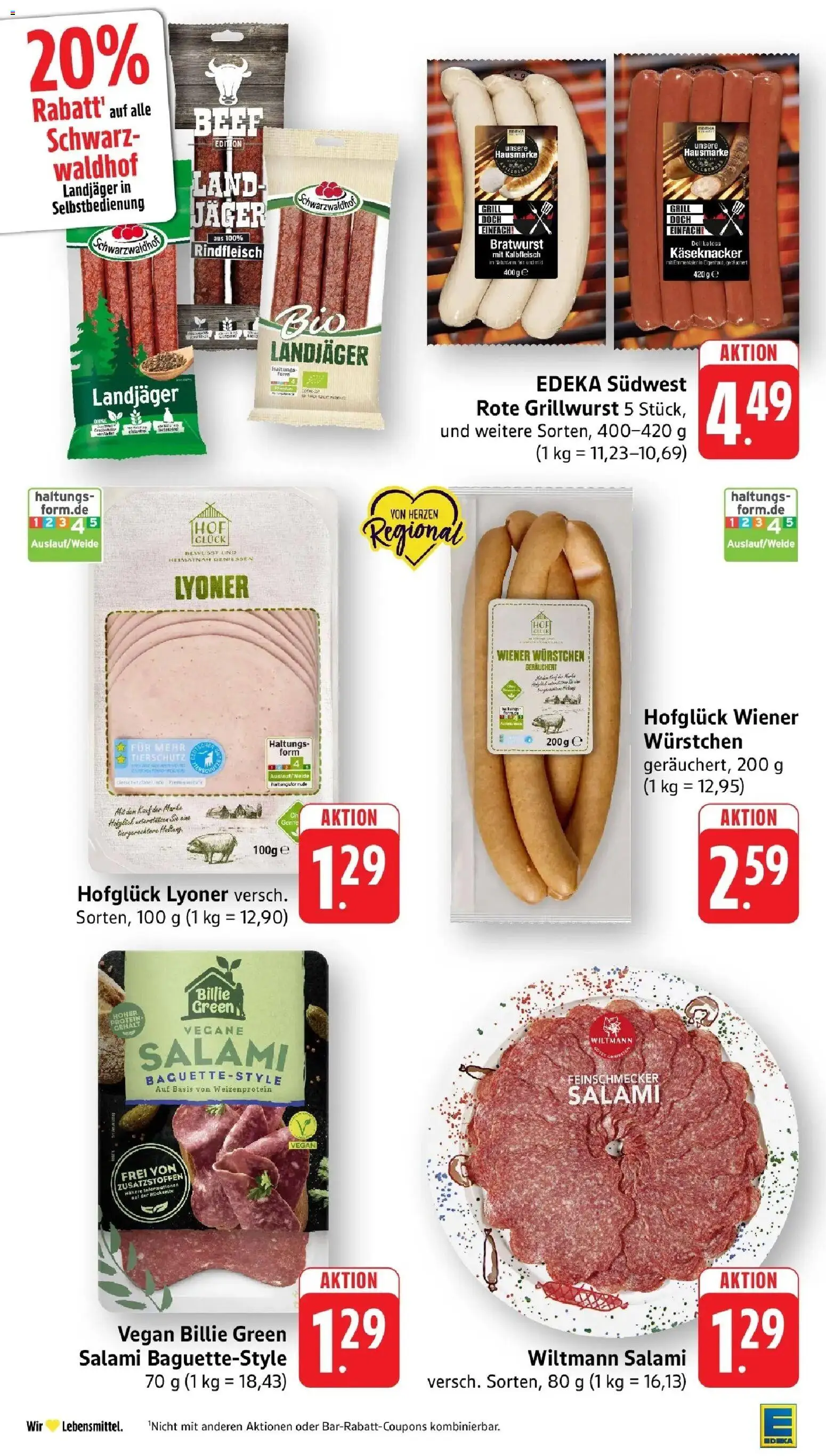 Edeka Prospekt Ulm-Lehr – gültig ab 01.06.2026 | Seite: 16 | Produkte: Grill, Wiener wurstchen, Bratwurst, Rindfleisch