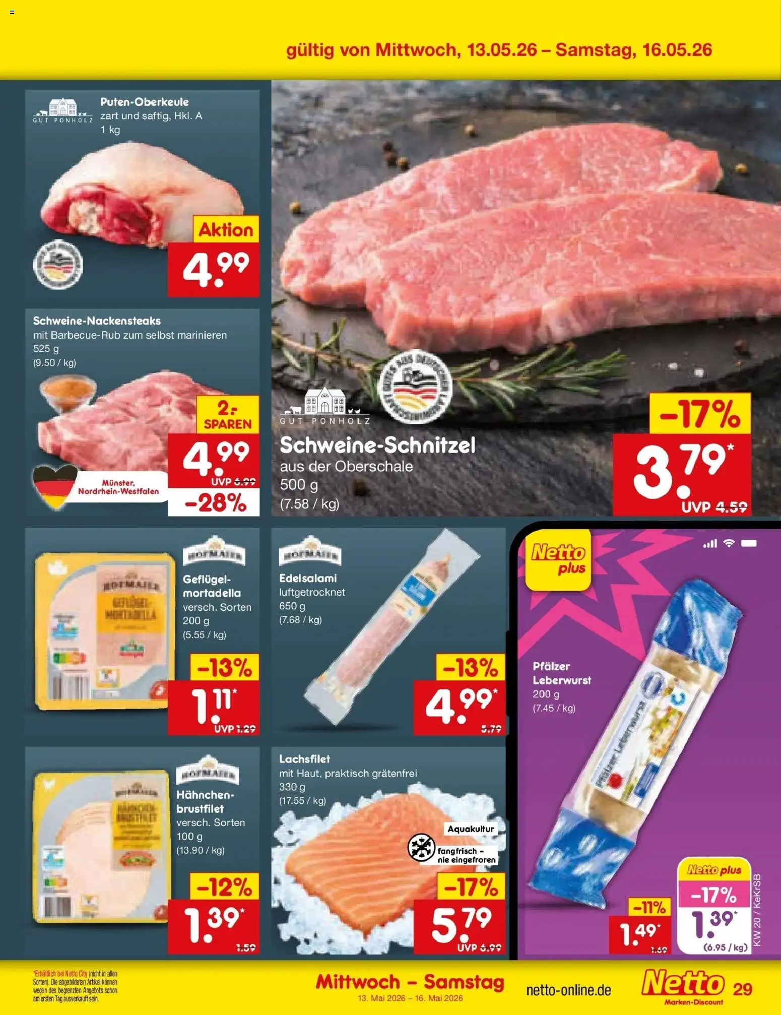Netto Marken-Discount Prospekt Jüchen	 – gültig ab 10.05.2026 | Seite: 38 | Produkte: Hahnchen