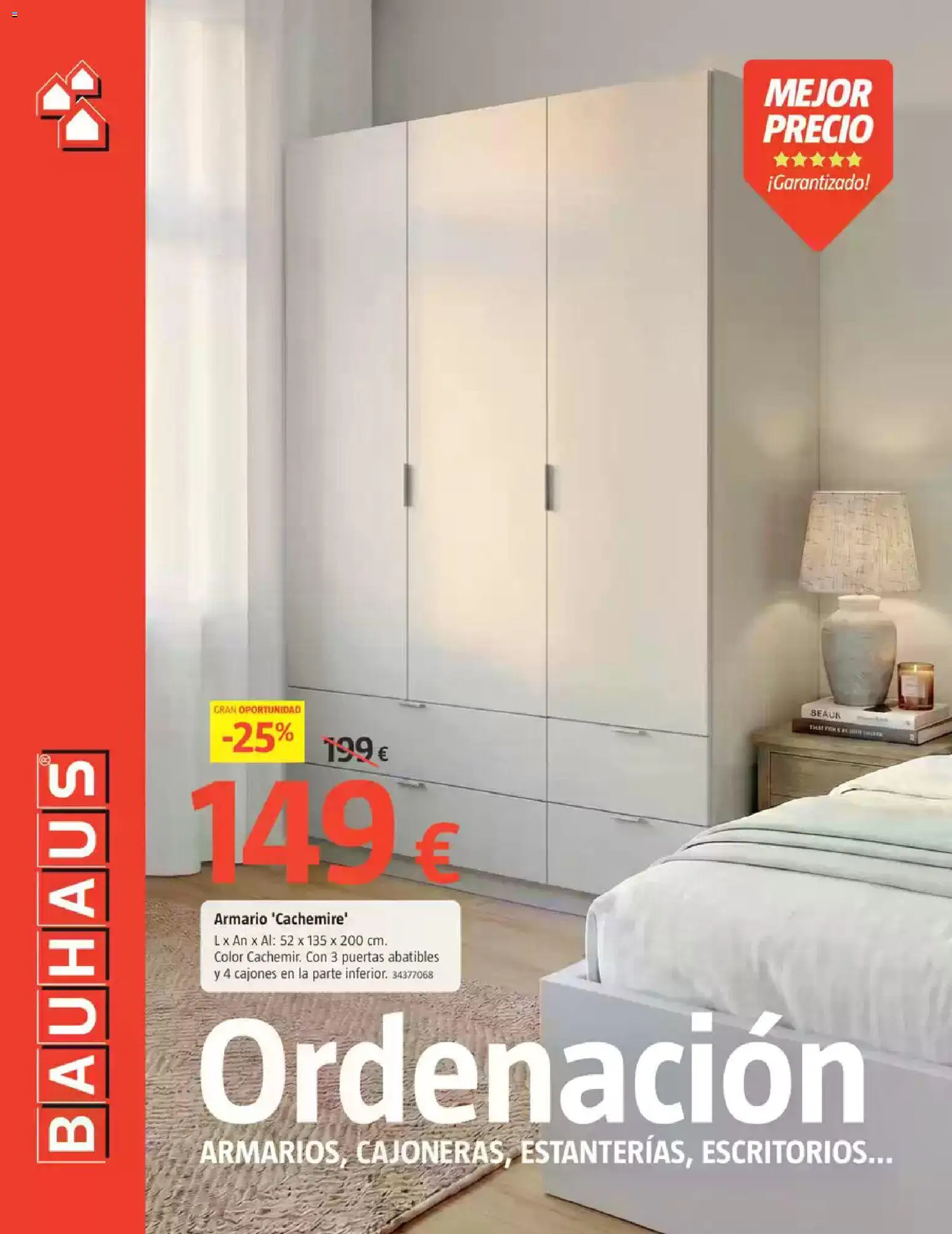 Bauhaus Ordenación │ válido desde el 18/08/2026 | Página: 1 | Productos: Armario, Puertas