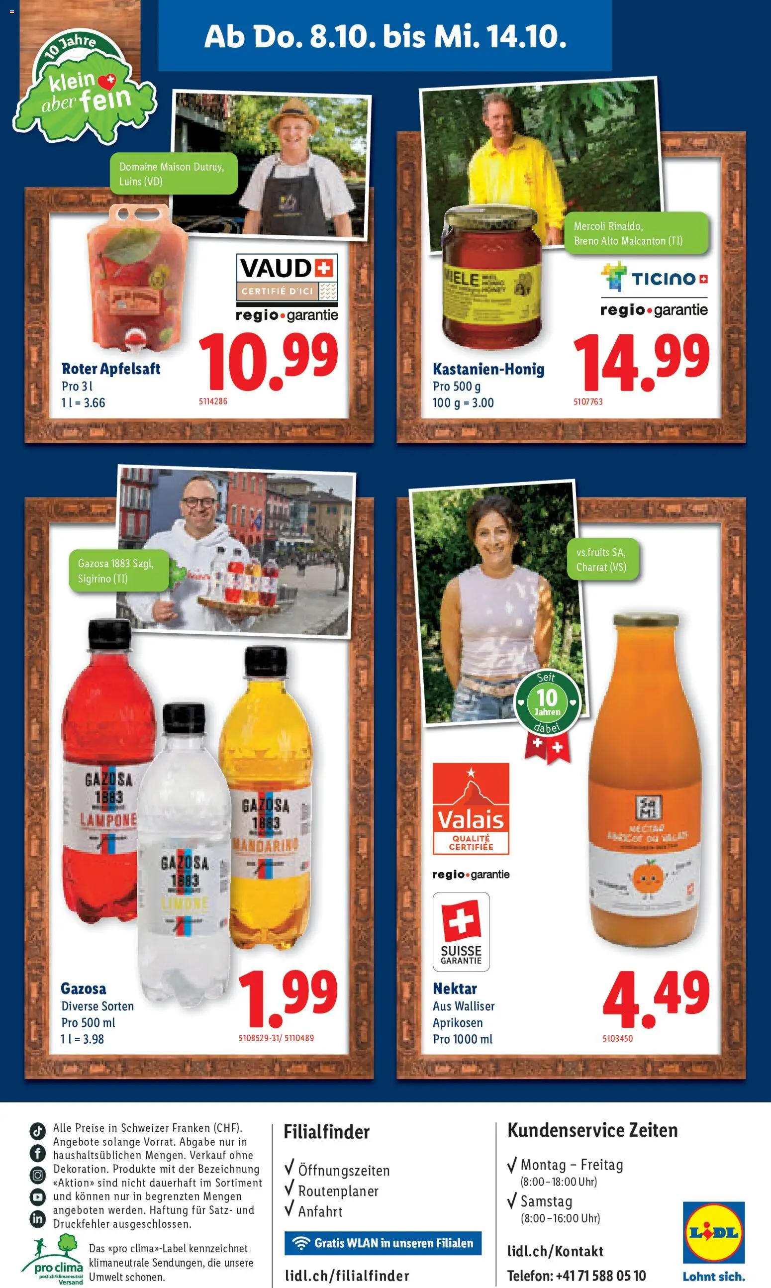 Lidl aktionen Feinste Schweizer Spezialitäten – gültig ab 08.10.2026 | Seite: 12