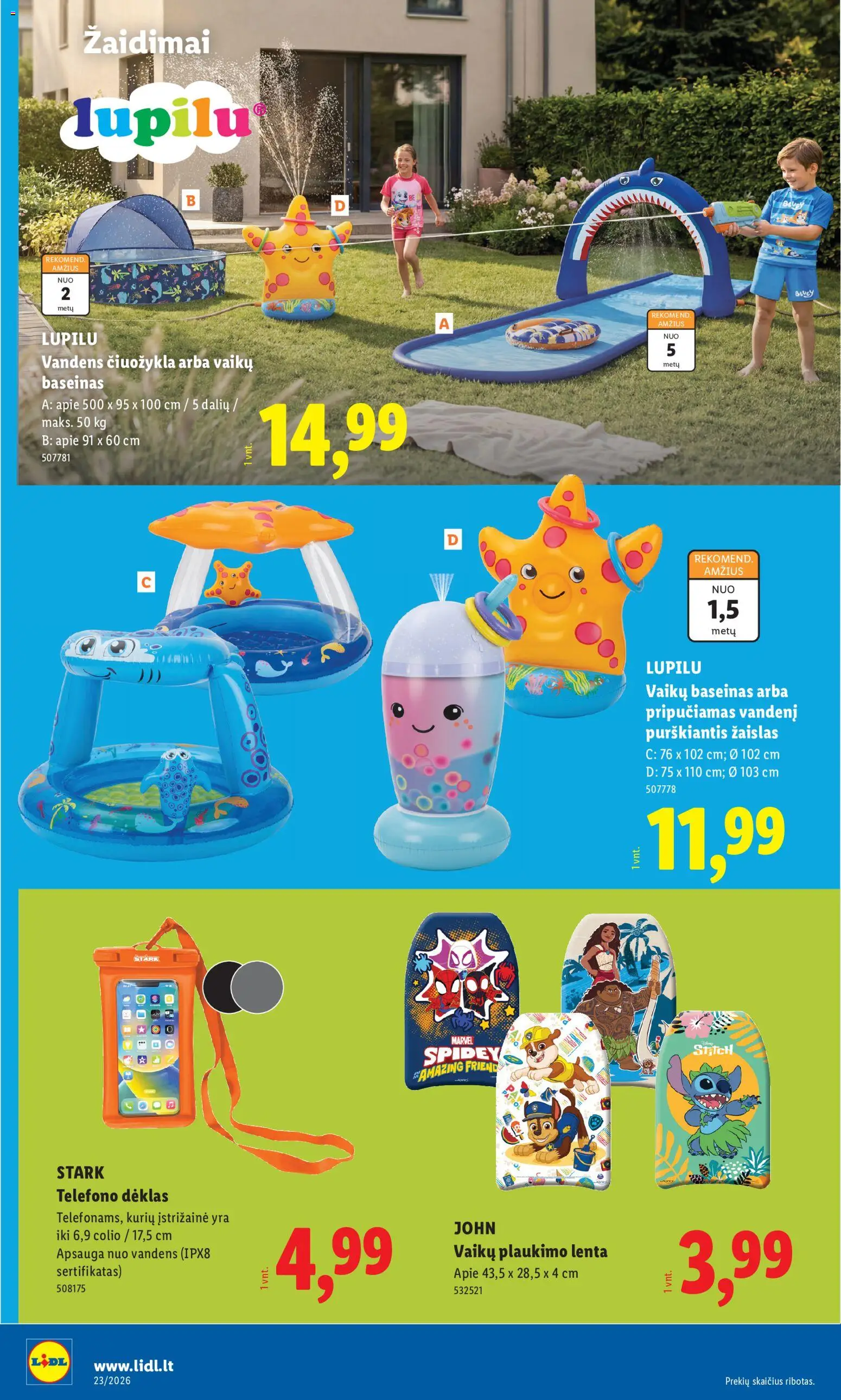 LIDL akcijos nuo 01.06.2026 | Puslapis: 8 | Prekių: Dėklas