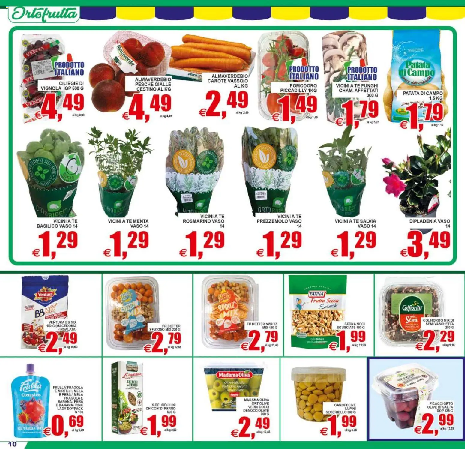 Volantino Pewex del 19/06/2026 | Pagina: 10 | Prodotti: Lupini, Carote, Pera, Vassoio