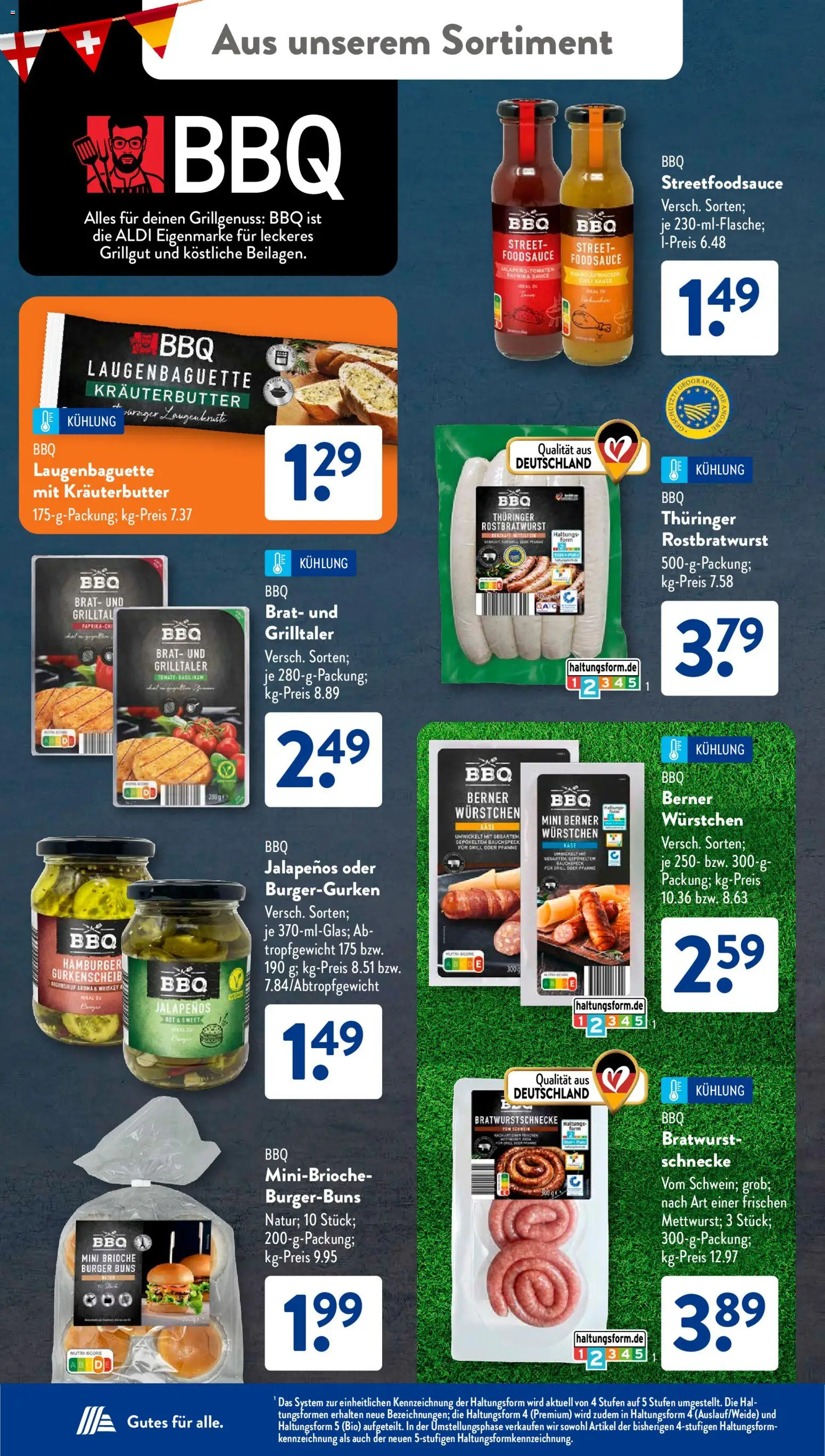 Aldi Süd Prospekt 	 – gültig ab 01.06.2026 | Seite: 19 | Produkte: Käse, Bratwurst, Burger, Paprika