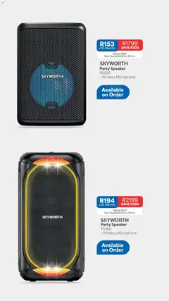 OK Furniture specials catalogue – valid from 09/09/2026 | Page: 24 | Products: Microphone, Speaker